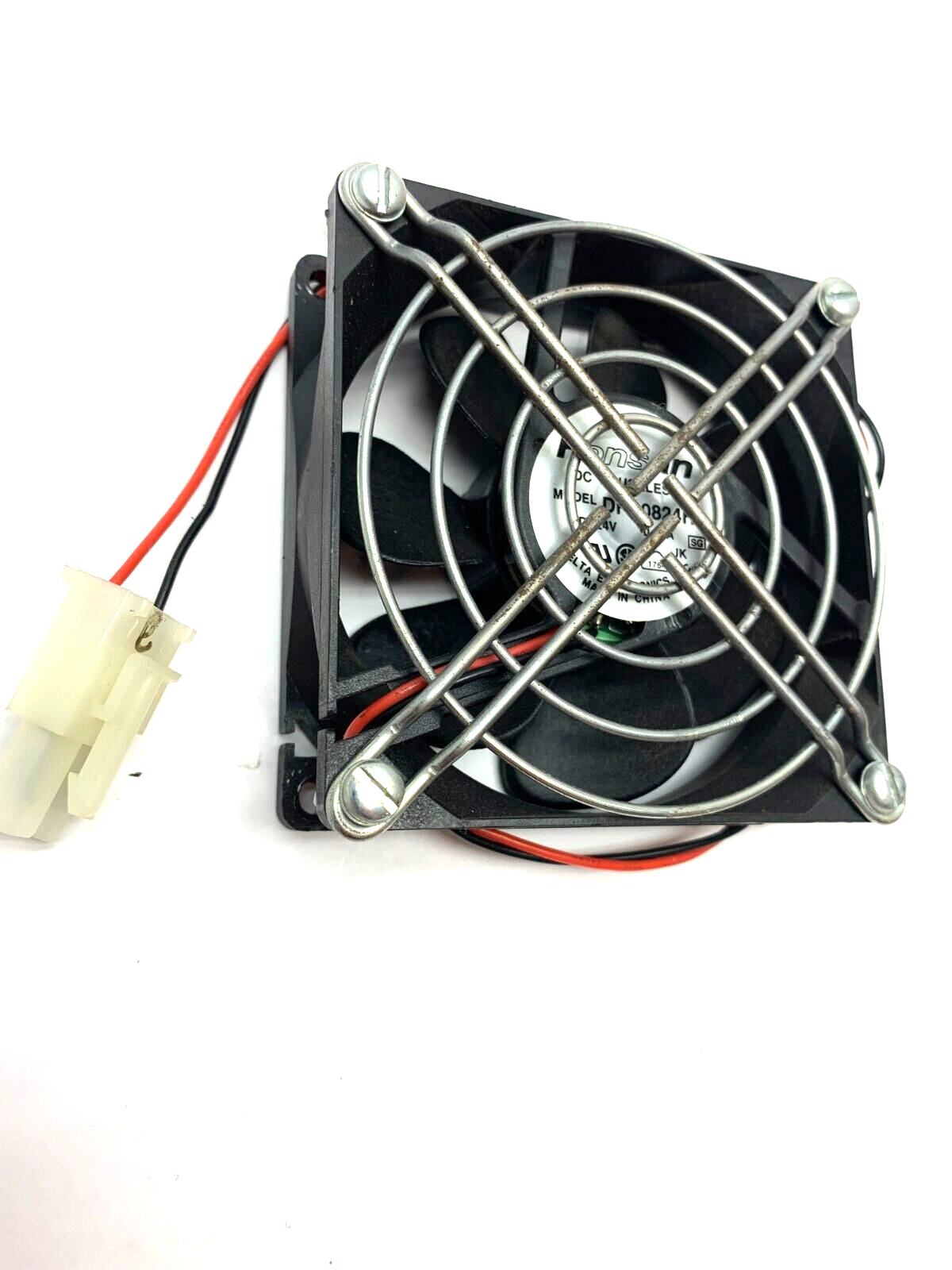 Fonsan DFB0824H Brushless Fan w/ Finger Guard DC24V - Maverick Industrial Sales