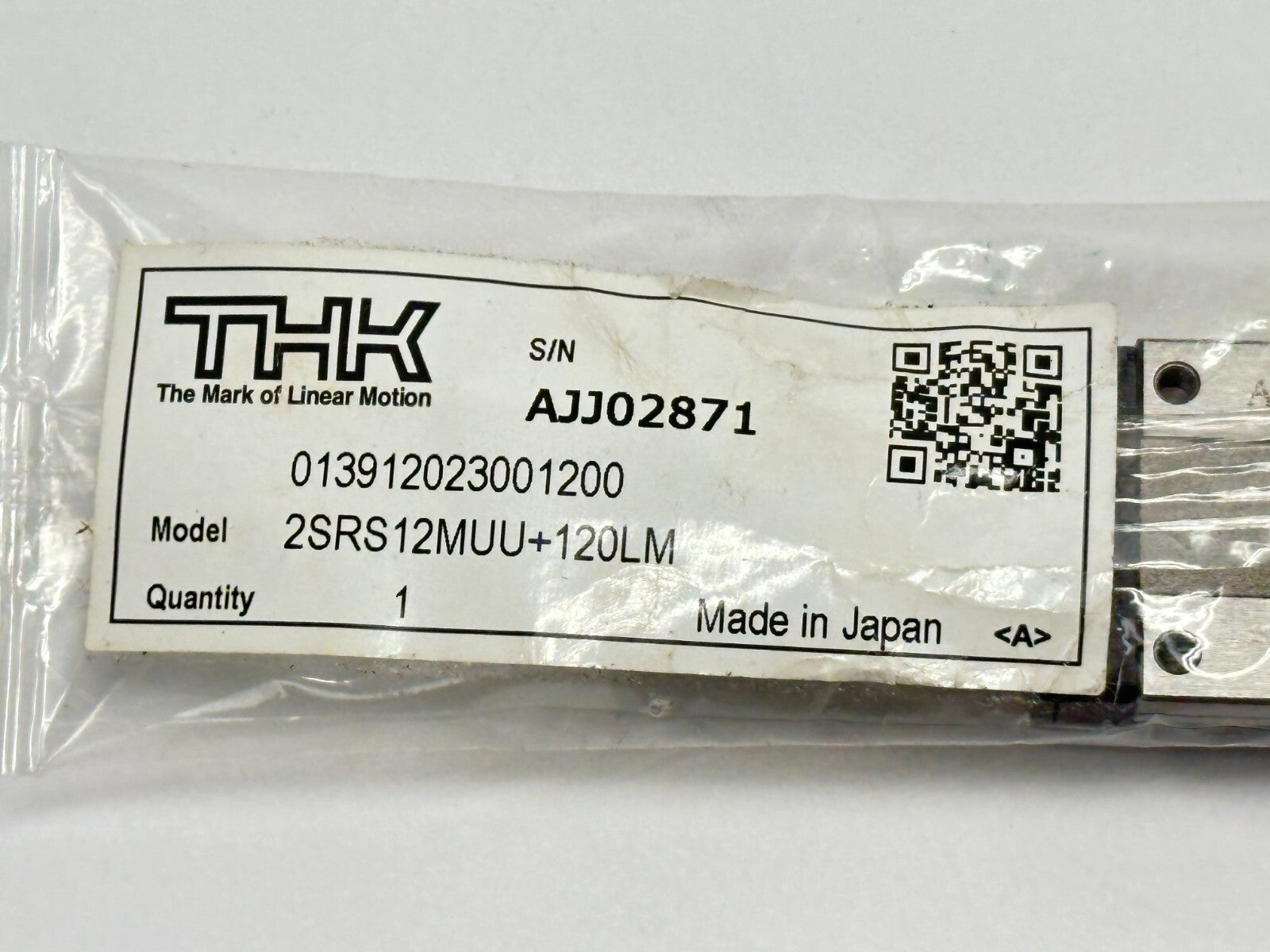 THK 2SRS12MUU+120LM Linear Rail Bearing Blocks w/ 120mm Rail - Maverick Industrial Sales