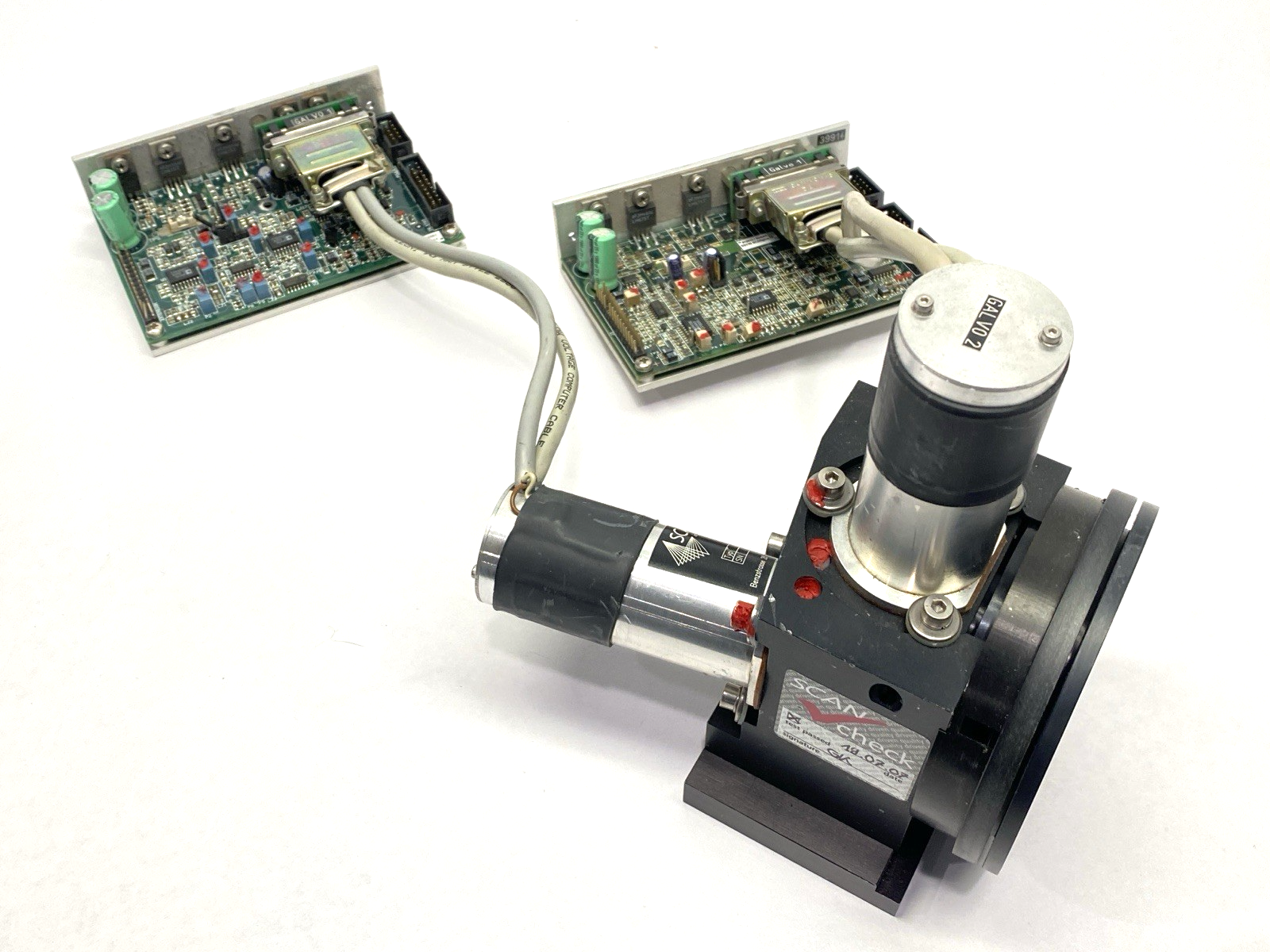 Scanlab SCANgine 14 Galvanometer 1064nm Laser Head With Driver Boards - Maverick Industrial Sales