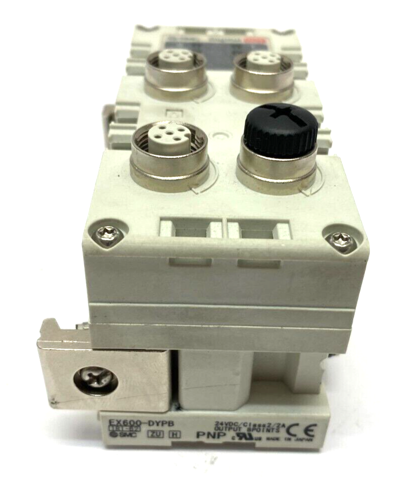 SMC EX600-DYPB Digital Output Module 8-Point PNP 4 x M12 24VDC - Maverick Industrial Sales