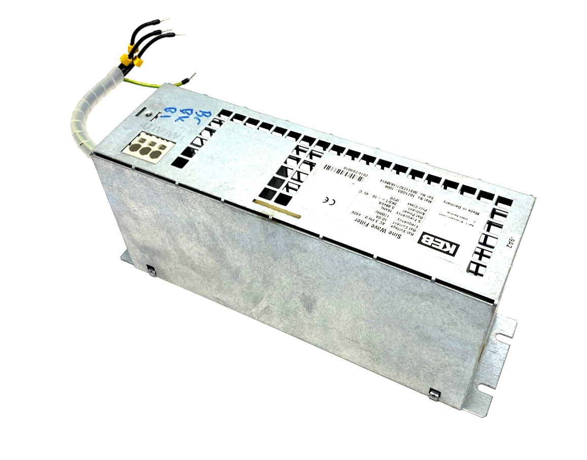 10Z1G03-1006 | KEB Sine Wave Filter AC 3PH 440V 10A 3.98kVA - Used - Maverick Industrial Sales