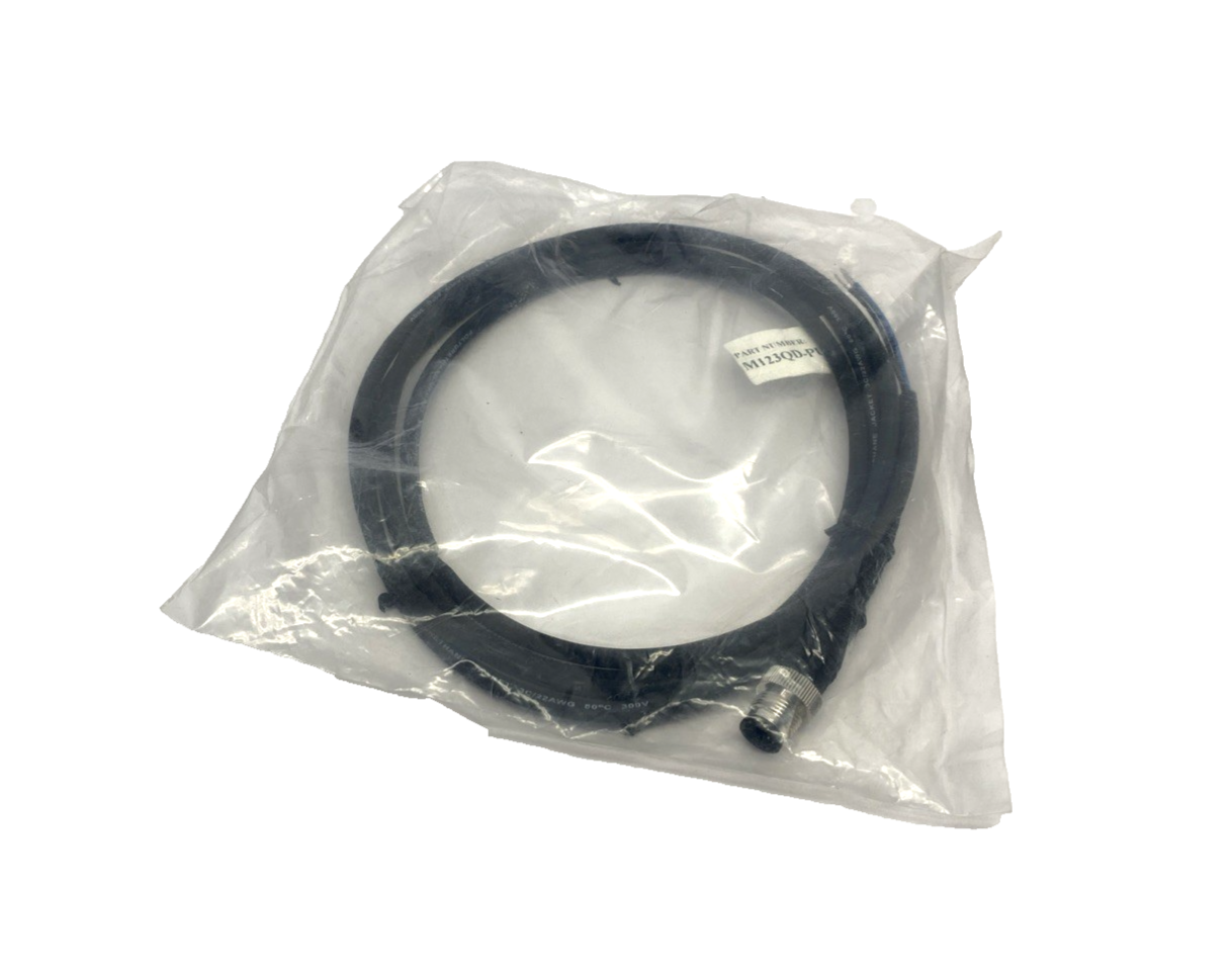 M123QD-PUR-2M | Adsens Tech Cordset M12 QD Male 3-Pin 2m - New - Maverick Industrial Sales