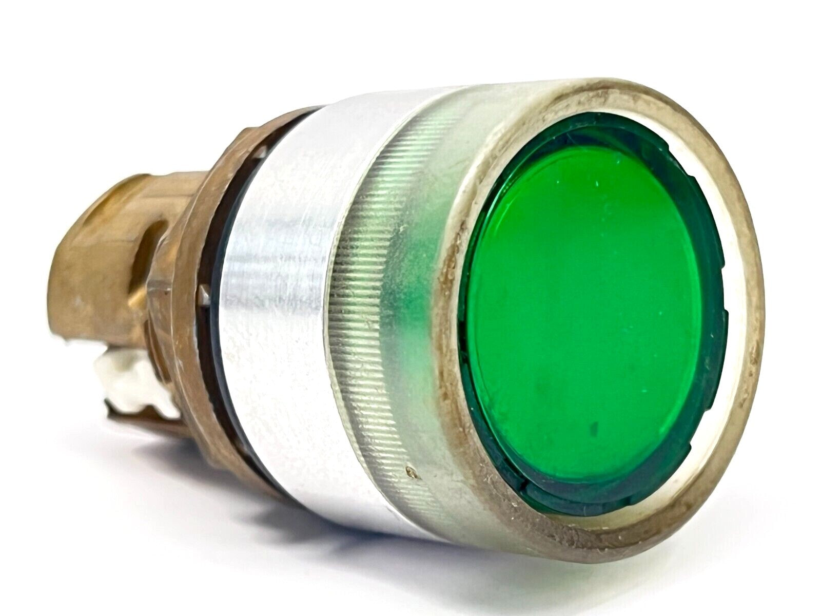 Allen Bradley 800EM-LF3 Momentary Illuminated Push Button Green - Maverick Industrial Sales
