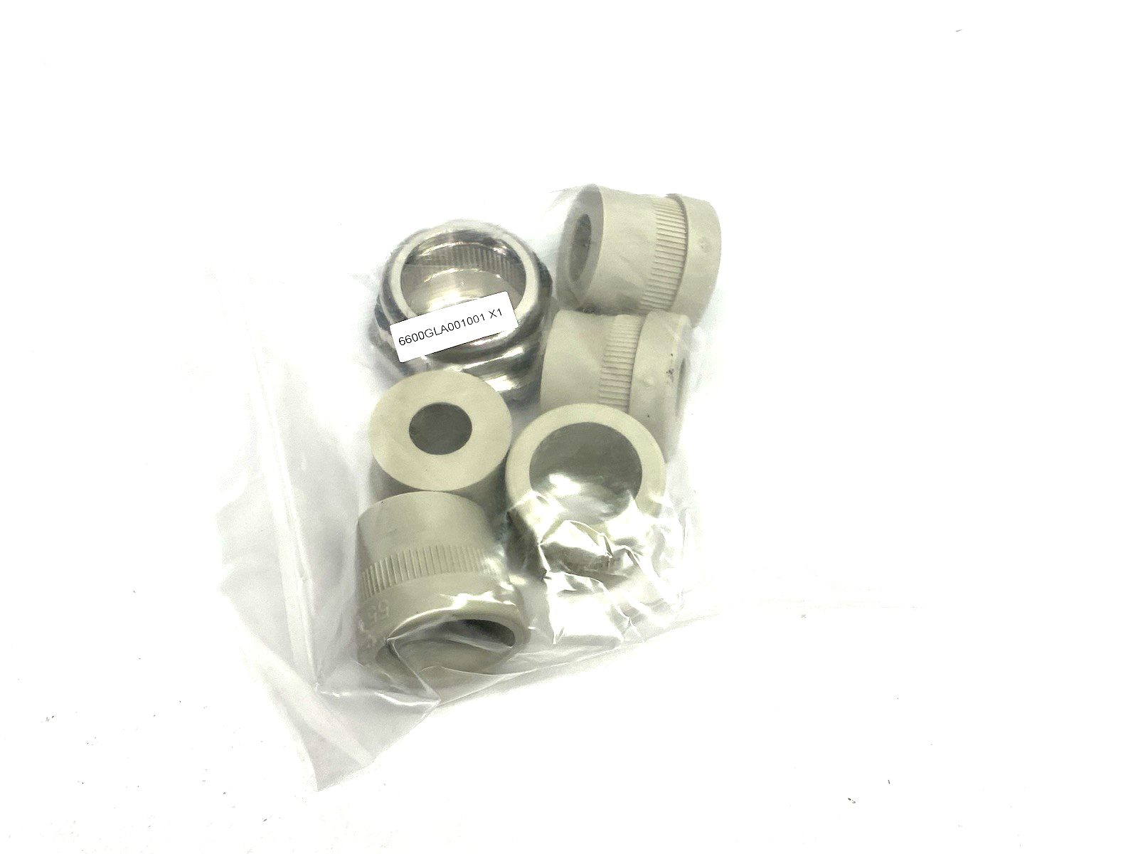 6600GLA001001 | Cable Gland Kit, 5x Size Rubber Glands, 1x Nickel Plated Grip - New - Maverick Industrial Sales