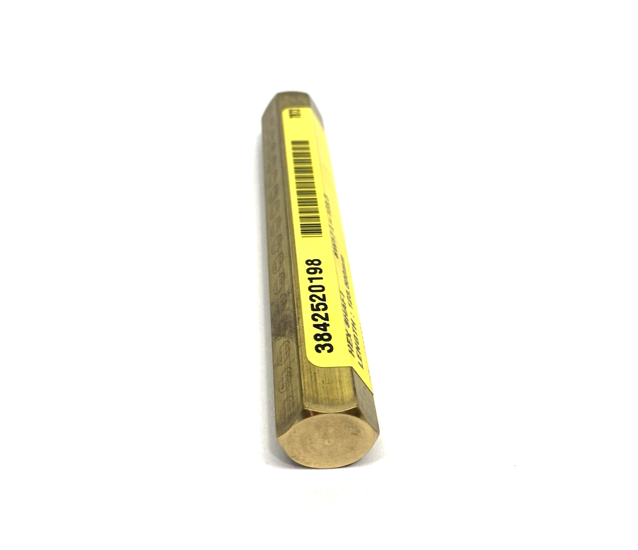 Bosch Rexroth 3842520198 Hex Shaft SW17 123.5mm Length 17mm Wrench Size - Maverick Industrial Sales