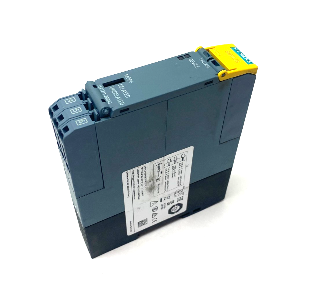Siemens 3SK1211-2BB40 SIRIUS Safety Relay, Spring-Type, Output Exp MISSING COVER - Maverick Industrial Sales