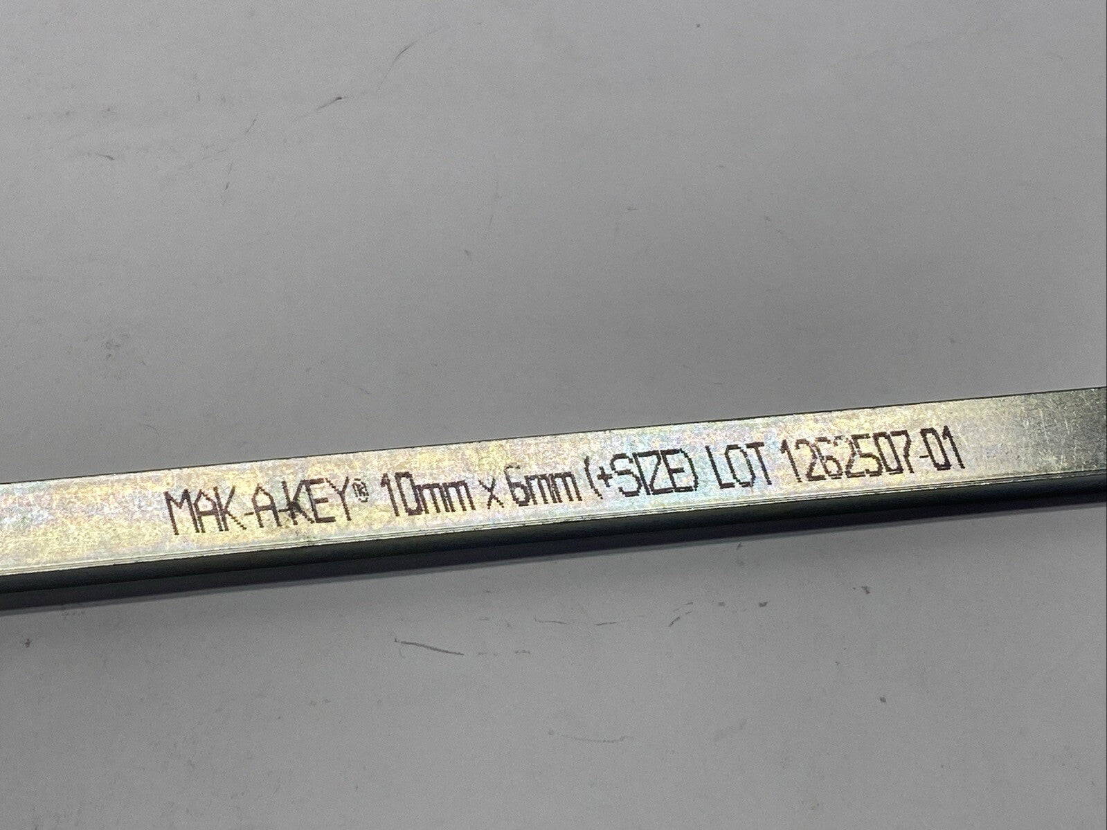 Mak-A-Key Key Stock 10mm x 6mm +Size LOT OF 3 - Maverick Industrial Sales