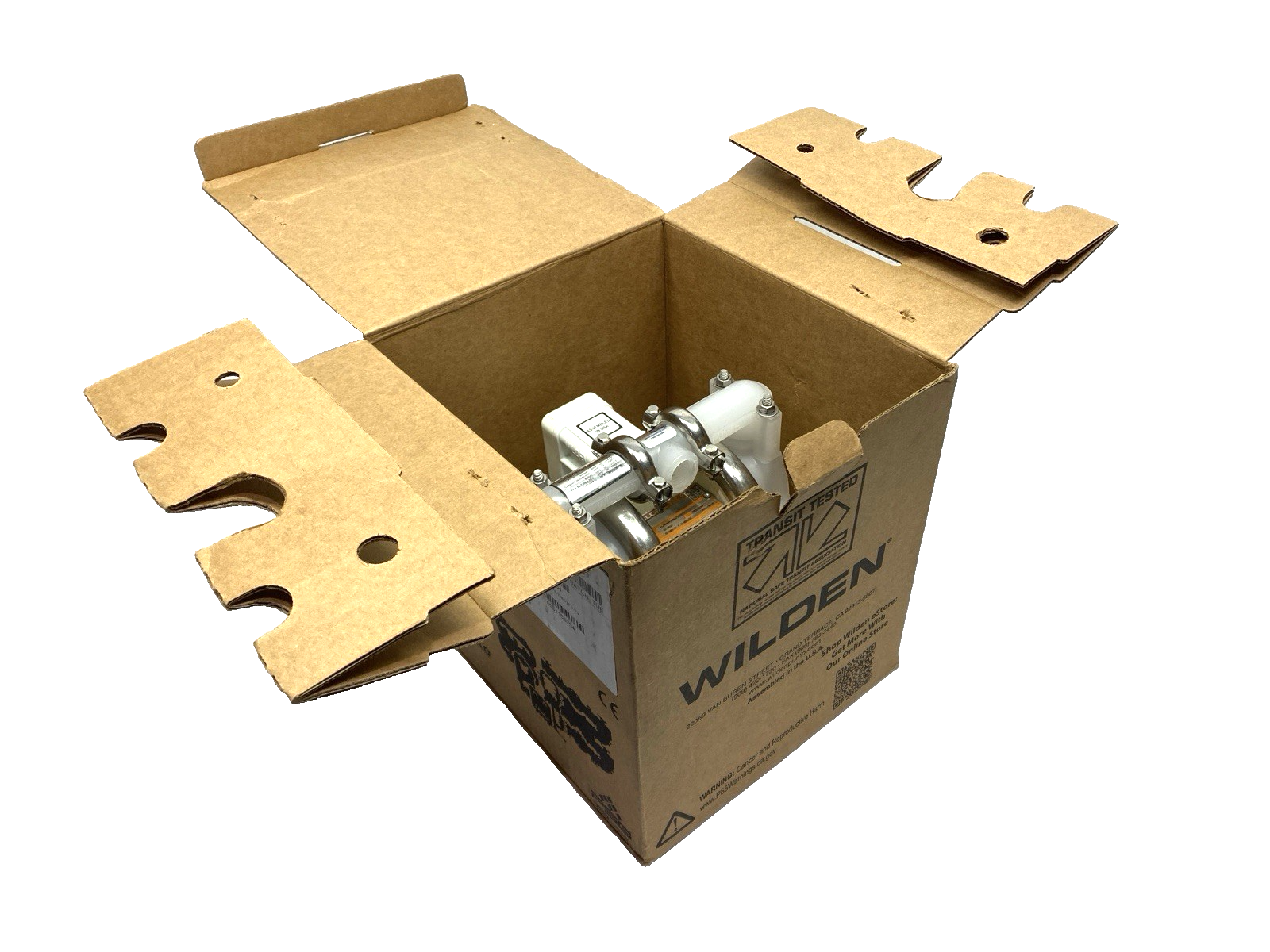 Wilden WIL-01-2654 Air Operated Double Diaphragm Pump 1/2" P1/PPPPP/TNU/TF/KTV - Maverick Industrial Sales