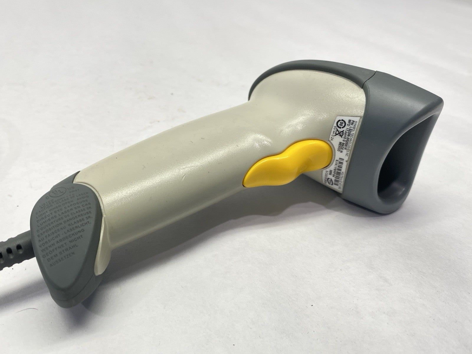 LS2208-SR20001R | Symbol Barcode Scanner w/ CBA-R01-S07PAR Cable - Used - Maverick Industrial Sales