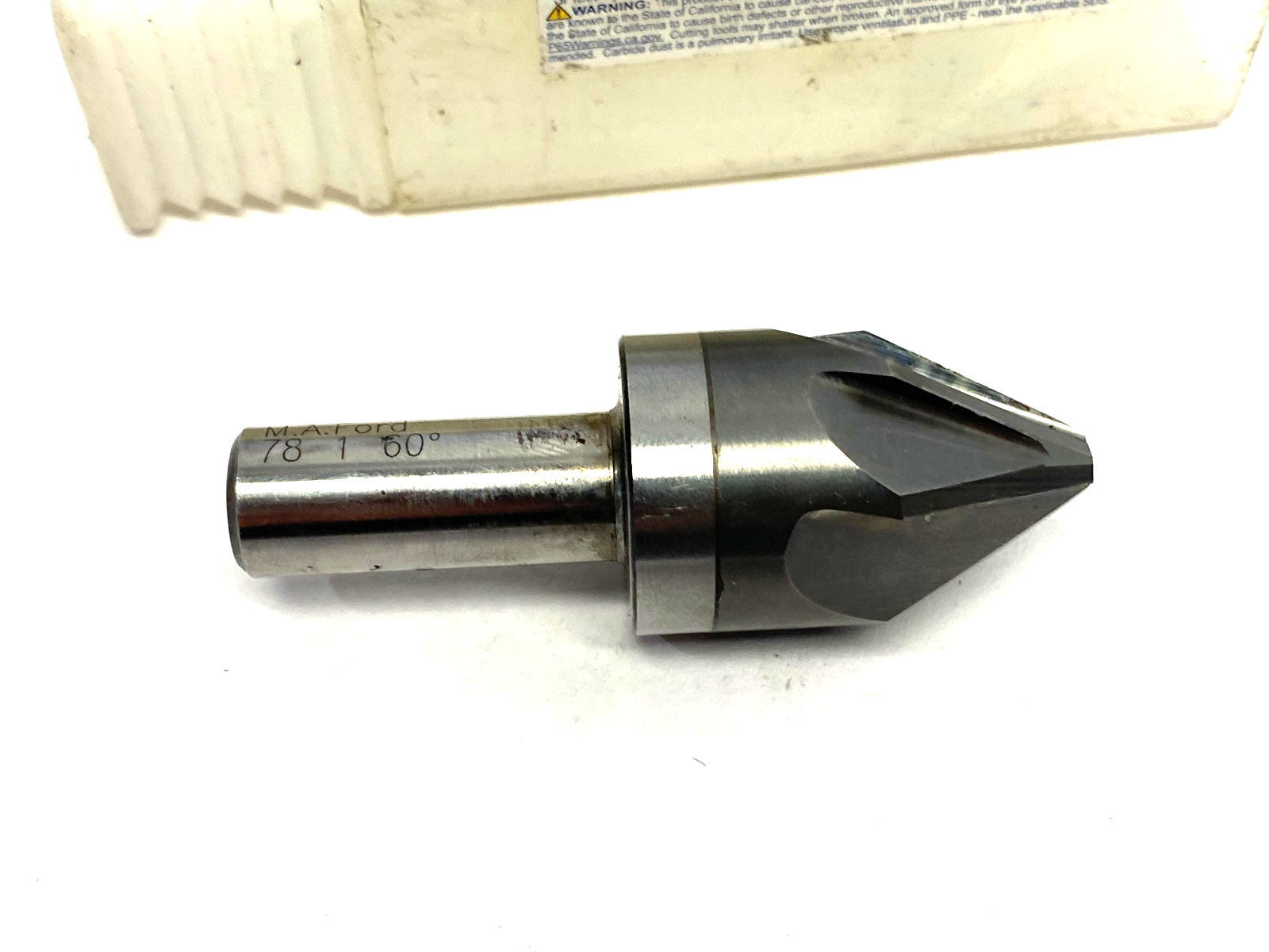 M.A. Ford 78100001 Chatterless Single End Countersink 6-Flute 1 x 60° 78176 - Maverick Industrial Sales