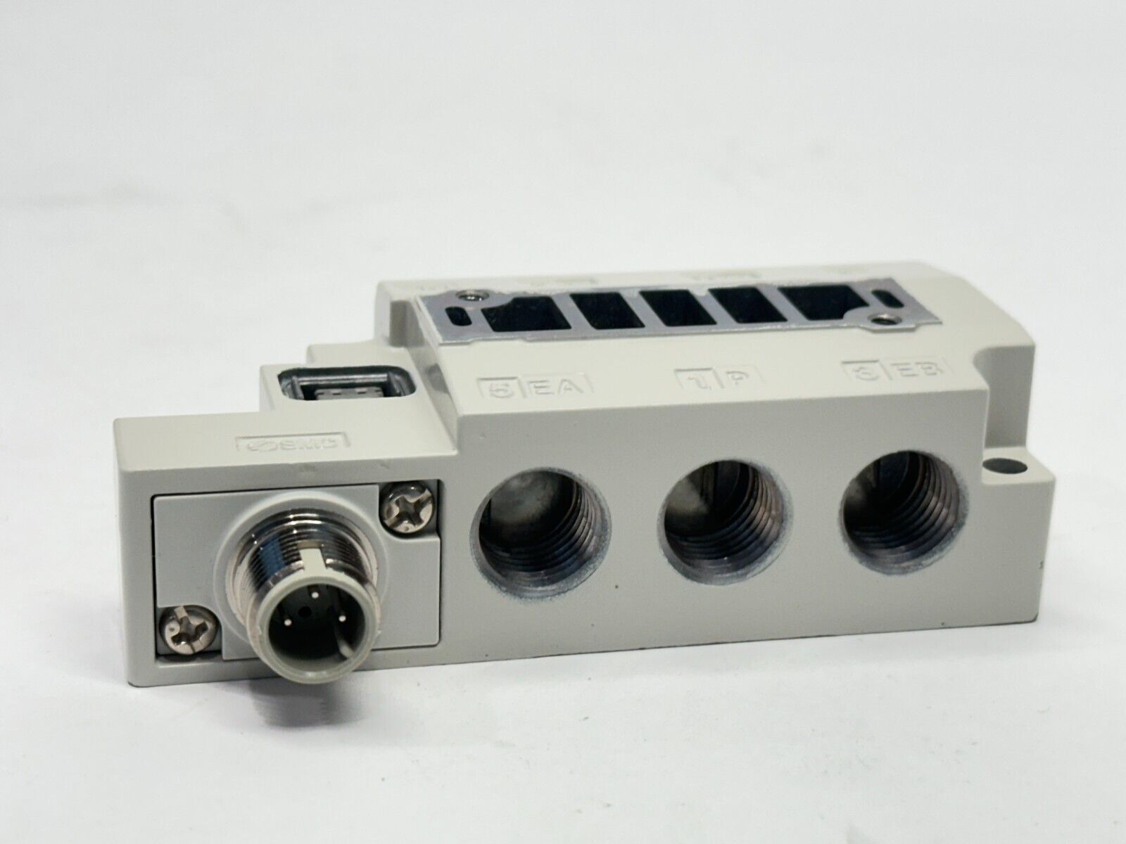 SMC SY50M-27-1-WO-02N Solenoid Valve Subplate 5-Port SY5000 - Maverick Industrial Sales