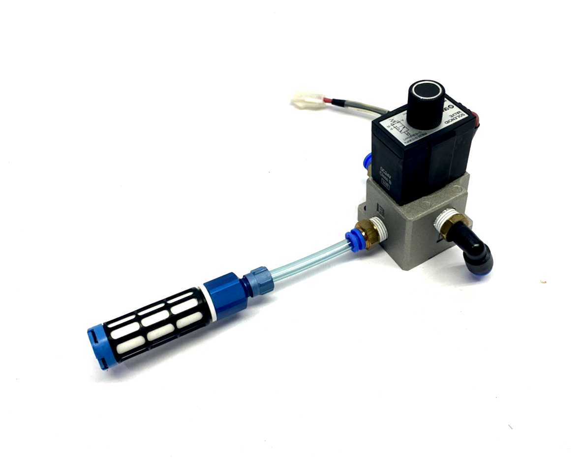 SMC VT317-5G-02N 3-Port Solenoid Valve 24VDC 1/4" NPT - Maverick Industrial Sales