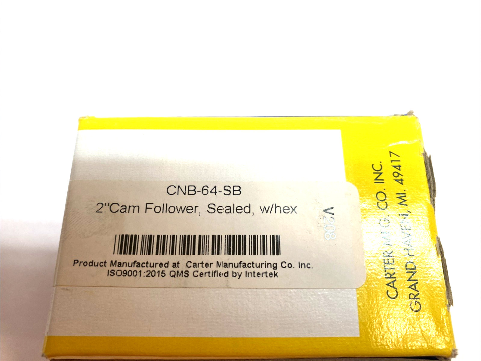 Carter CNB‑64‑SB Needle Cam Follower 2" - Maverick Industrial Sales
