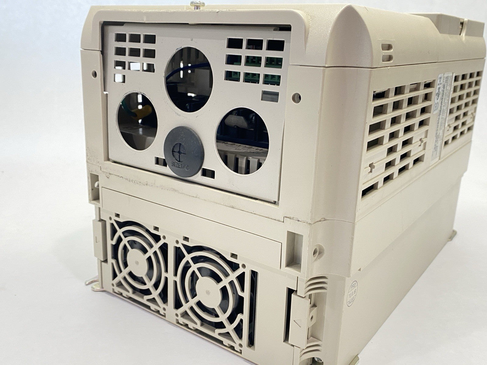 CIMR-P7U4011 | Yaskawa P7 Varispeed iQ Pump Controller Drive 3PH 27A 480V - For parts or not working - Maverick Industrial Sales