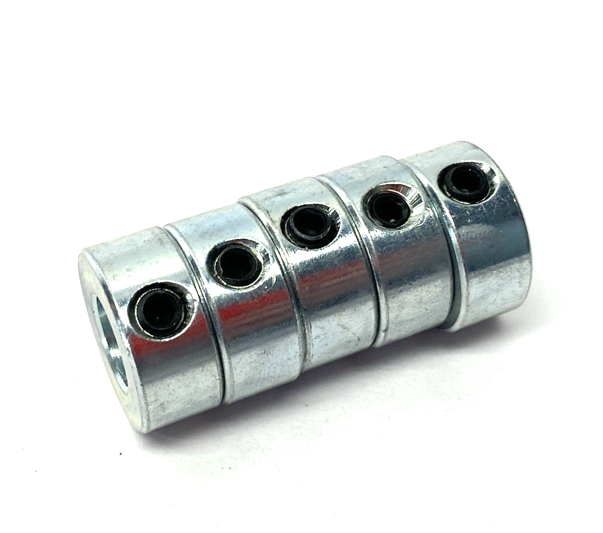 One-Piece 1/2" Shaft Collar Clamp, Set Screw Type, Steel, LOT OF 5 - Maverick Industrial Sales