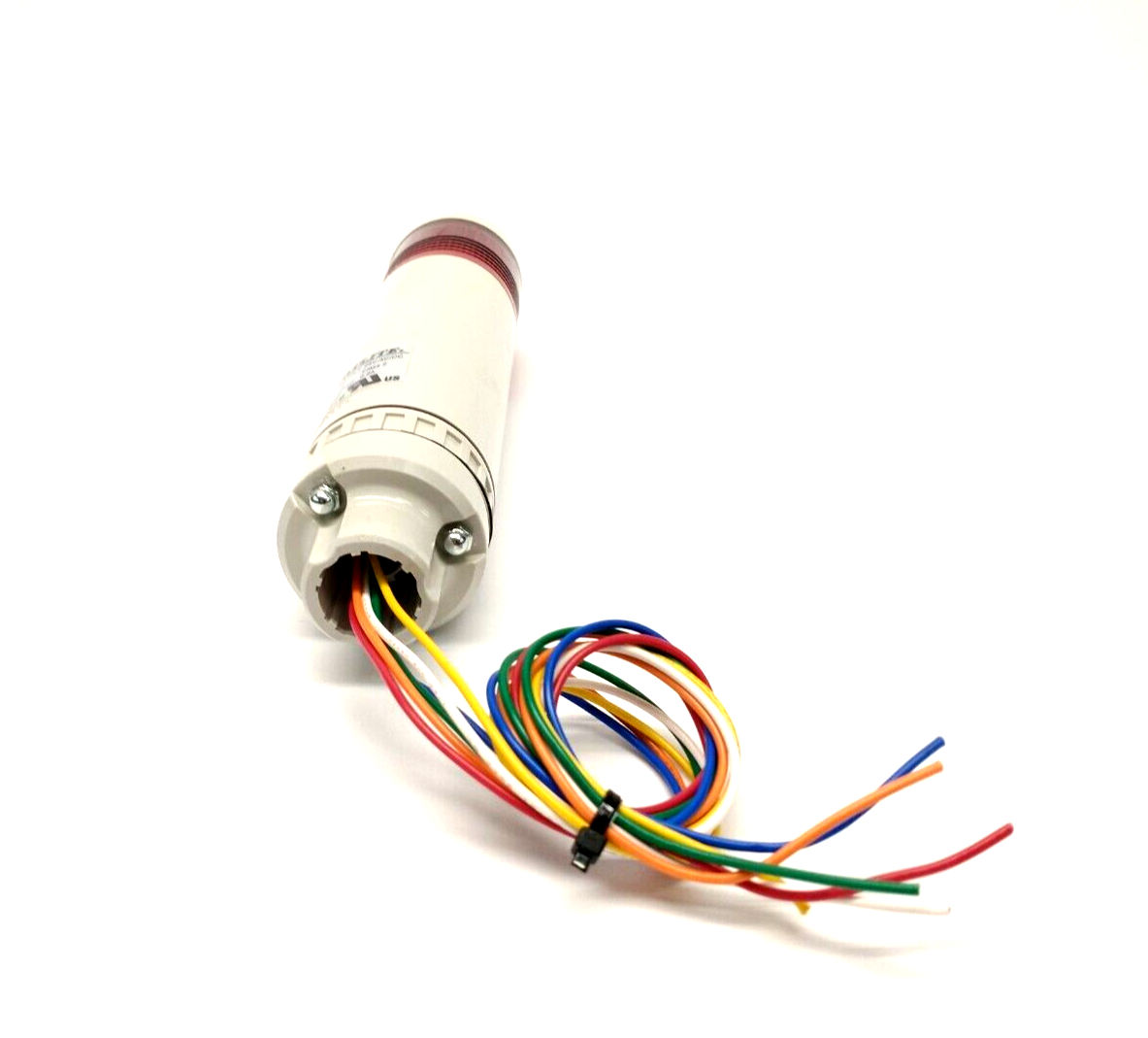 Patlite LCE-102-R Audible Signal Tower Stack Light, Red, 24V AC/DC NO MOUNT - Maverick Industrial Sales
