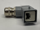 Weidmuller IE-PS-V05M-A-RJ45-FH Right Angle Industrial Plug RJ45 1077300000 - Maverick Industrial Sales