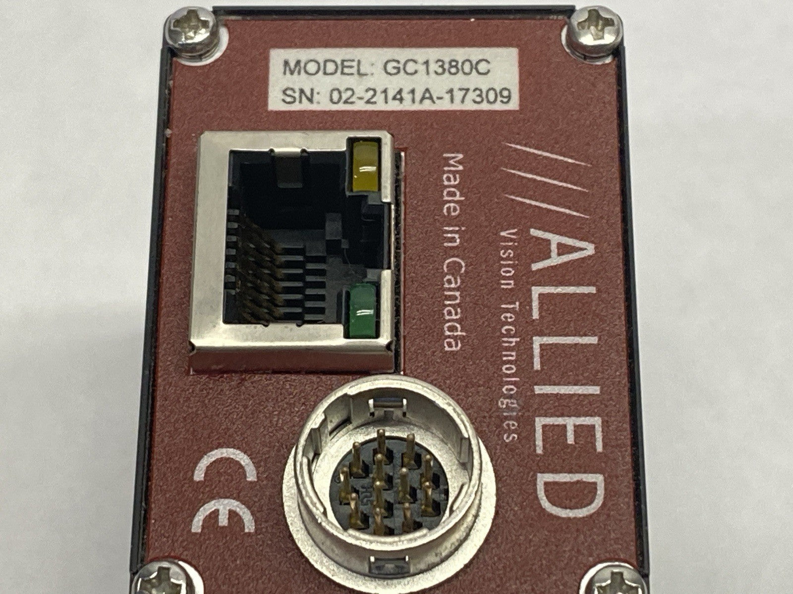 Allied Vision GC1380C Prosilica GC Color Machine Vision Camera - Maverick Industrial Sales