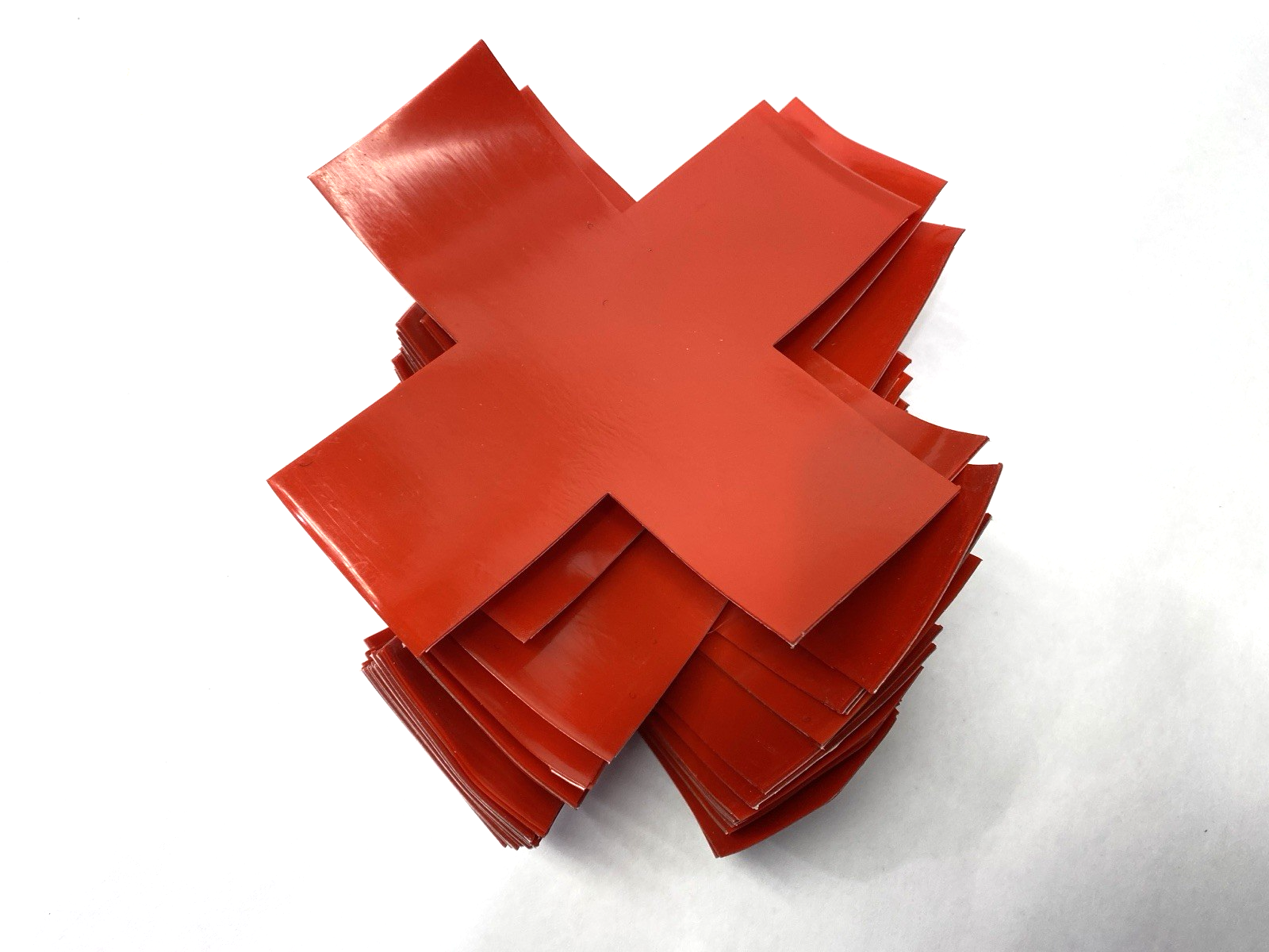 STX604 | SafetyTac Squared X's Red Floor Marking Sticker 6" x 6" x 2" LOT OF 22 - New – Open box - Maverick Industrial Sales