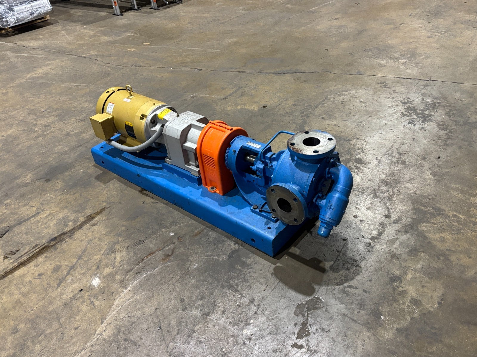 Viking Pump LQ4124A, Baldor CEM3710T 7.5HP Motor, Nord 672.1 N210TC Reducer - Maverick Industrial Sales