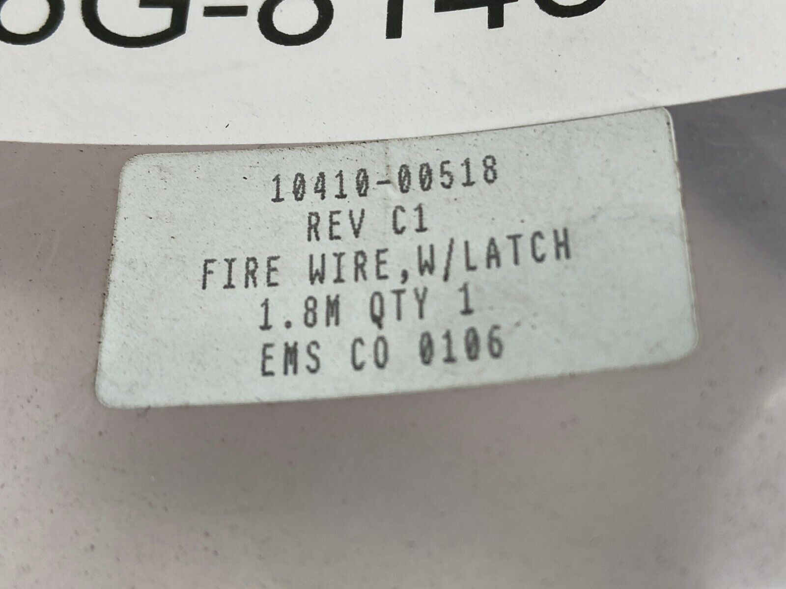 Molex 10410-00518 Fire Wire with Latch 1.8M Rev. C1 - Maverick Industrial Sales