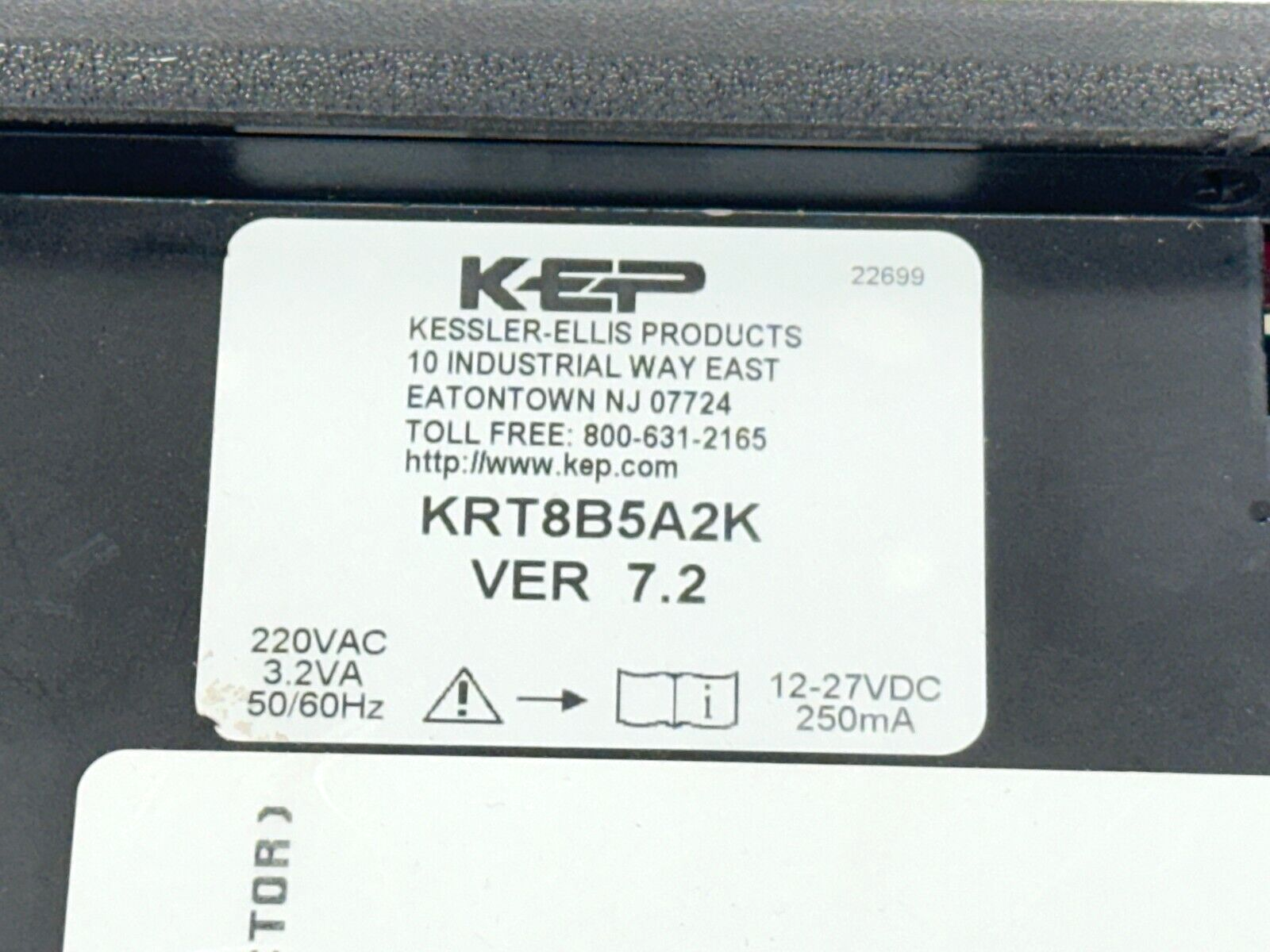 Kessler-Ellis KRT8B5A2K KEPtrol R/T Flow Rate & Flow Totalizer UTGS400369P0002 - Maverick Industrial Sales