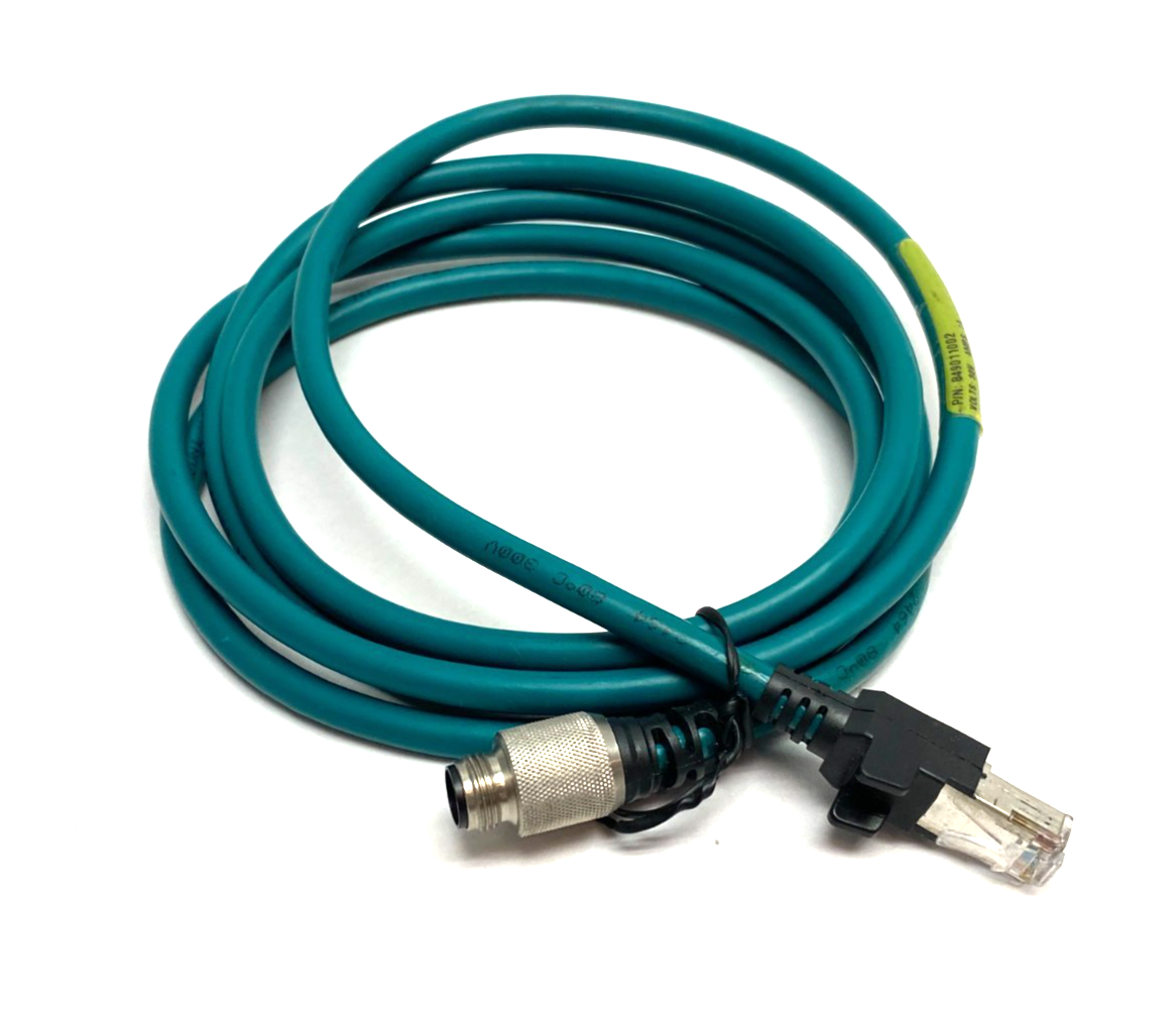 Cognex 849011002 In-Sight Ethernet Camera Cable 8-Pin Male to RJ45 2m - Maverick Industrial Sales