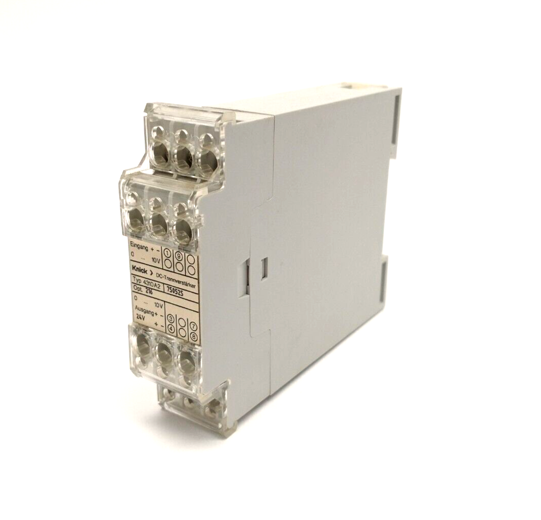 Knick 4310A2 Opt. 216 DC Isolation Amplifier 0-10V - Maverick Industrial Sales