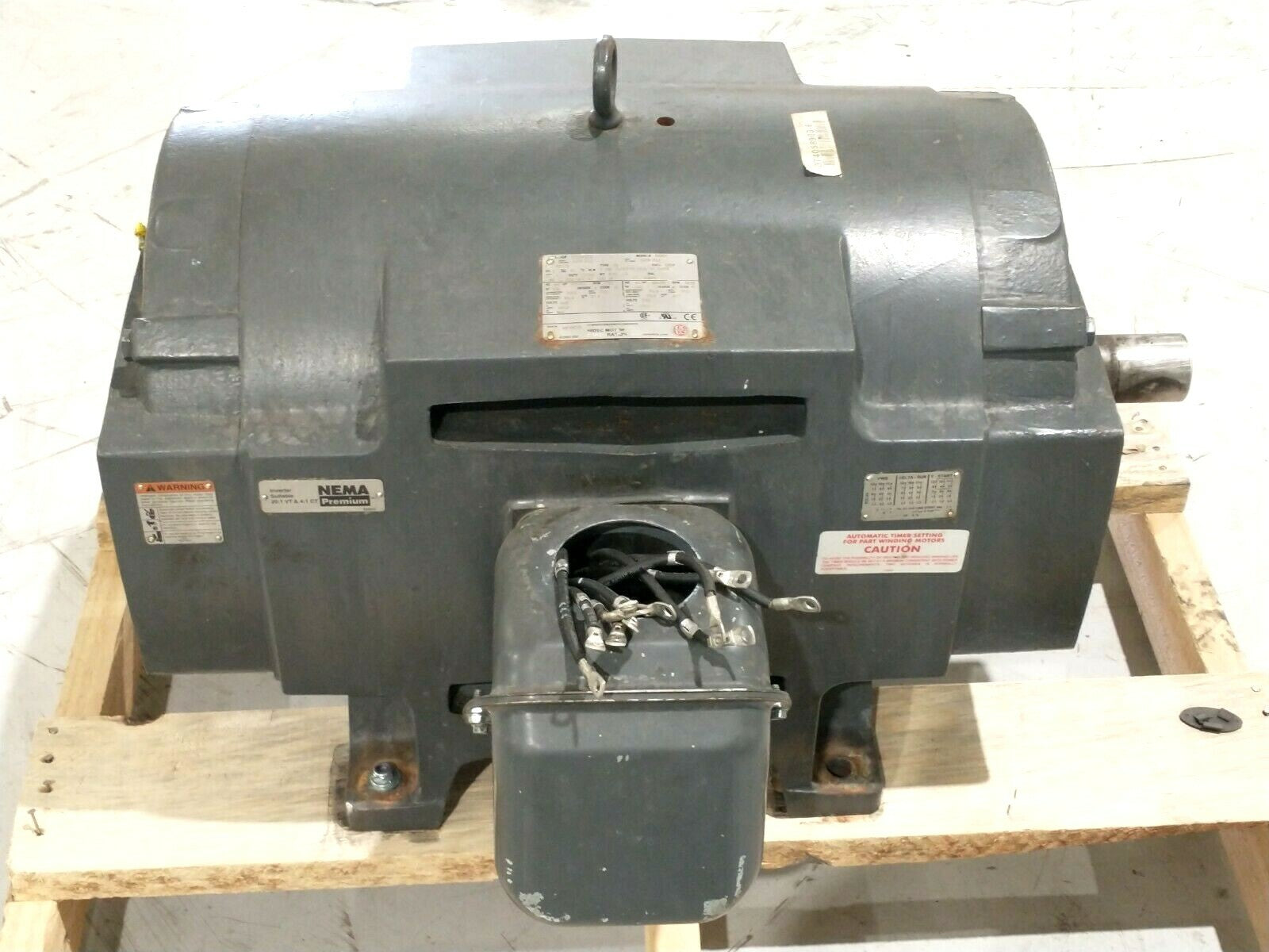 Nidec Motor Corp. D125P2FS DD01 Three-Phase General Purpose Motor 125HP 1780RPM - Maverick Industrial Sales