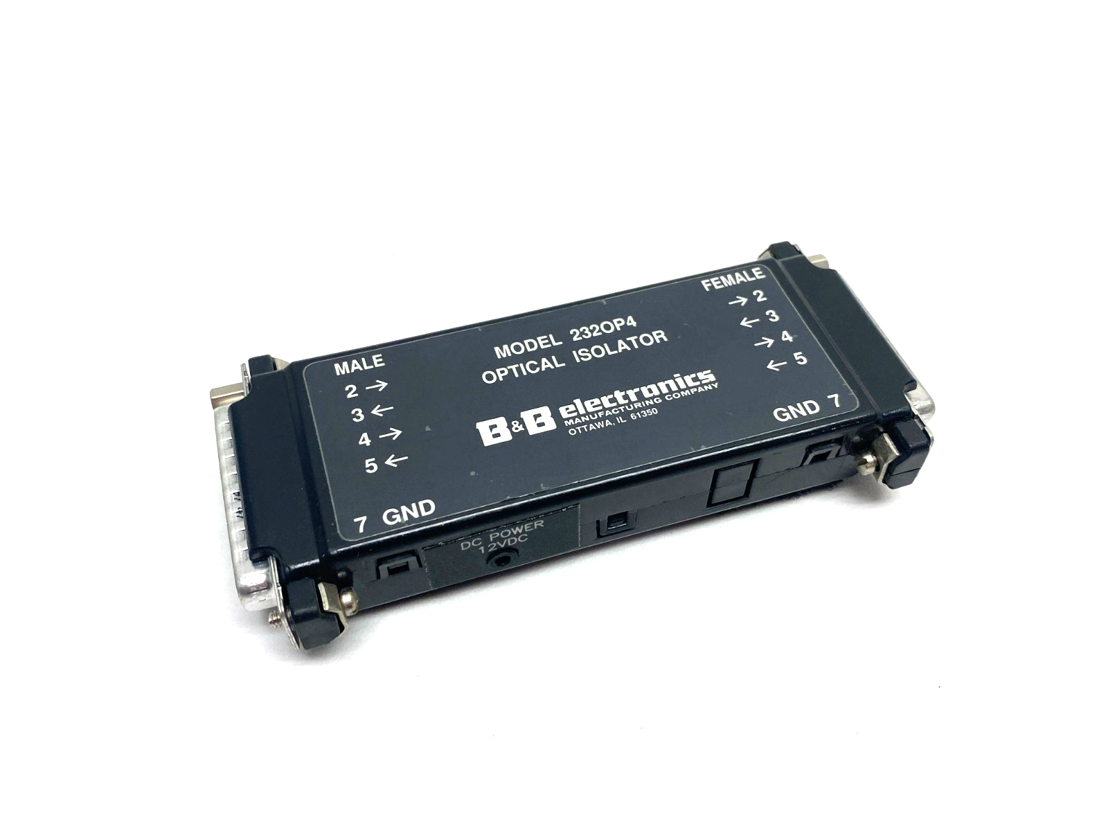 232OP4 | B&B Electronics Optical Isolator Male to Female - Used - Maverick Industrial Sales