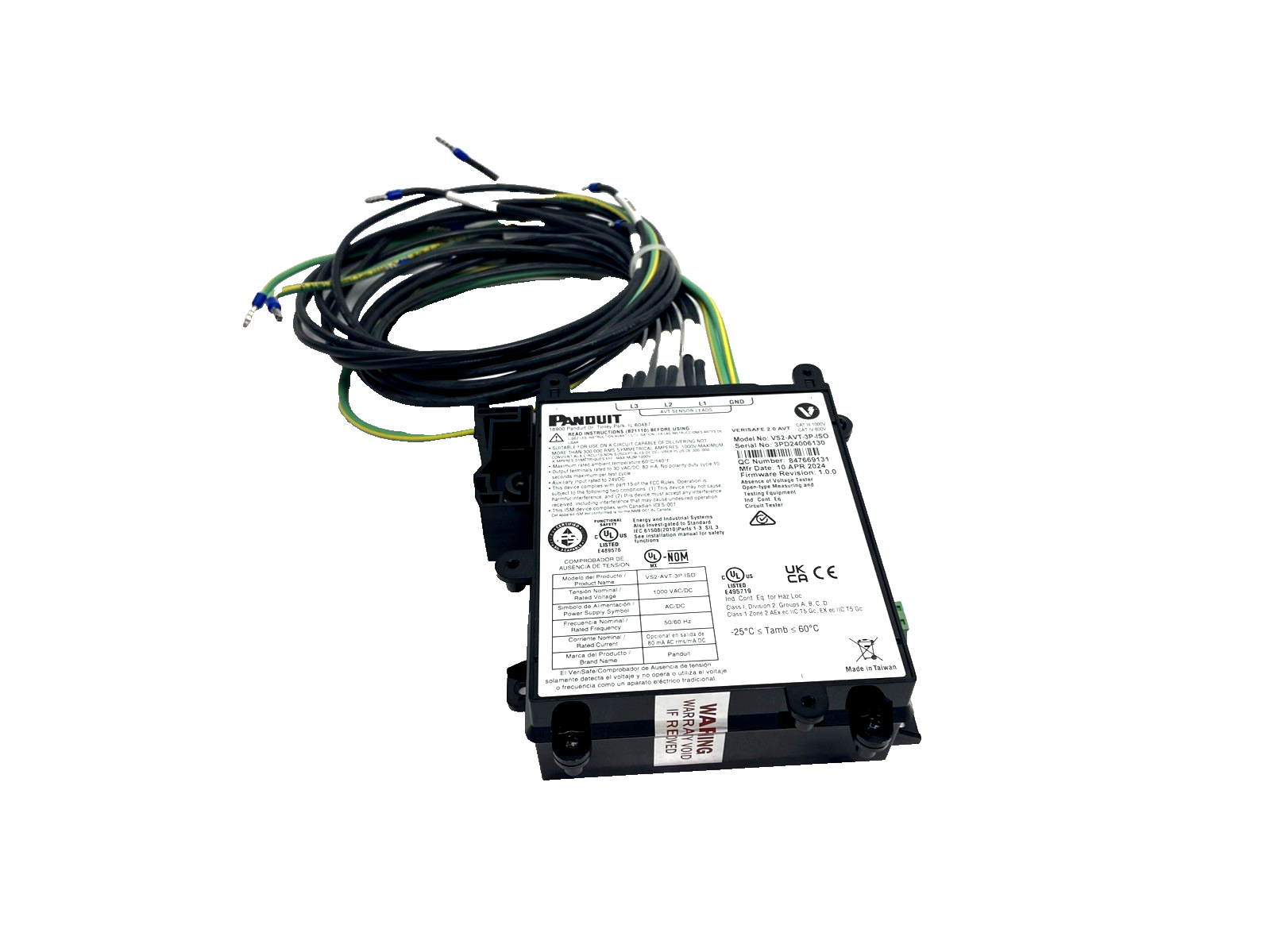 Panduit VS2-AVT-3P-ISO VeriSafe 2.0 Isolation Module 3-PH - Maverick Industrial Sales