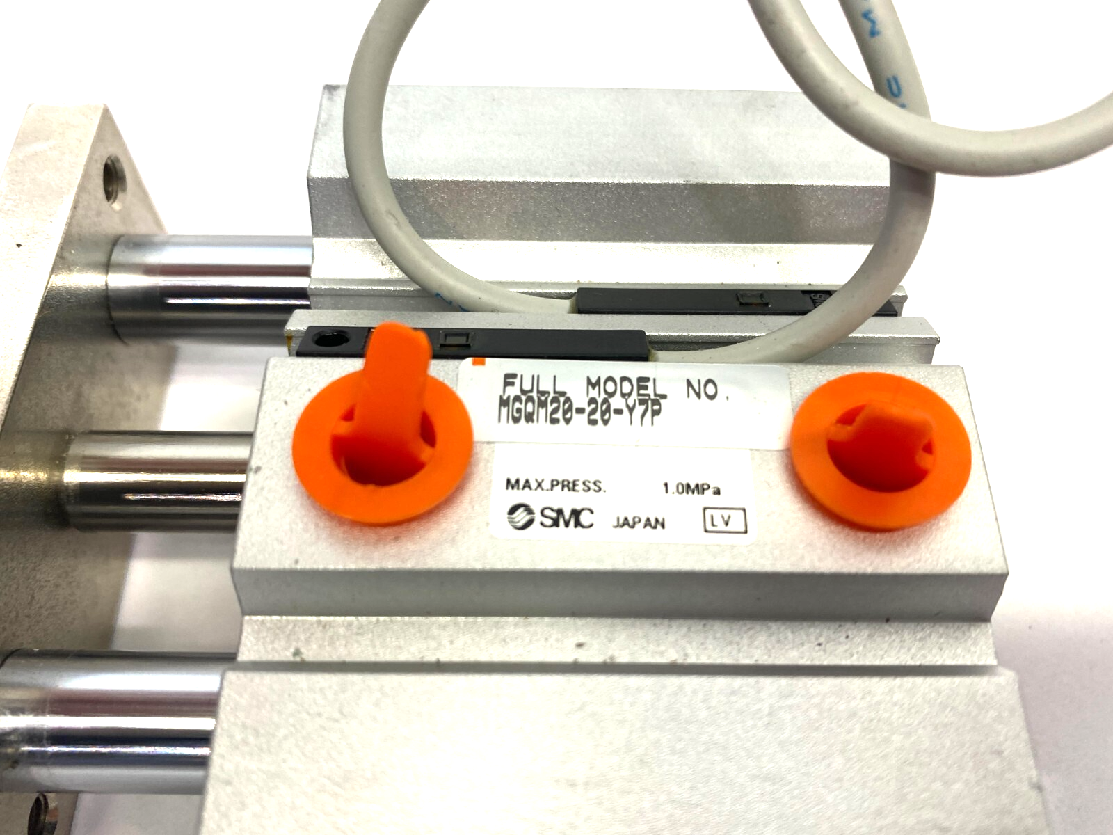SMC MGQM20-20-Y7P Guided Pneumatic Cylinder Slide Bearing 20mm Stroke - Maverick Industrial Sales