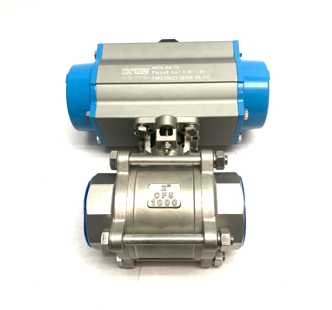 Tacwell MOD DA 75 Spring-Returned Pneumatic Actuator Valve 2" Double Acting - Maverick Industrial Sales
