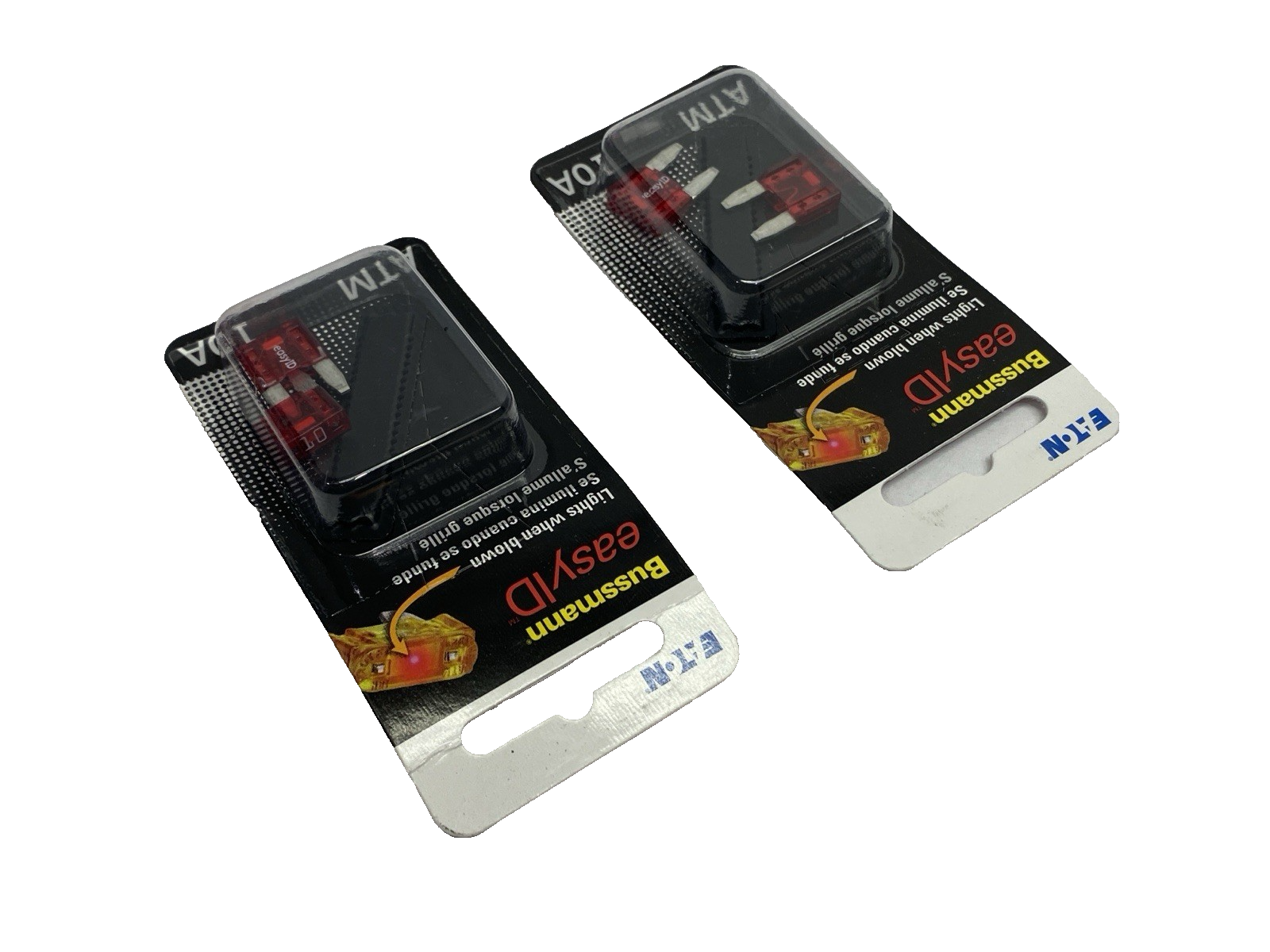 Eaton Bussmann BP/ATM-10ID easyID Illuminating Blade Fuse 32VDC 10A LOT OF 2 - Maverick Industrial Sales