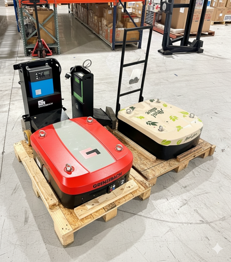L1200 L1200-Li | Grenzebach AGV's, Automated Guided Vehicles (2020) LOT OF 2 - Used - Maverick Industrial Sales