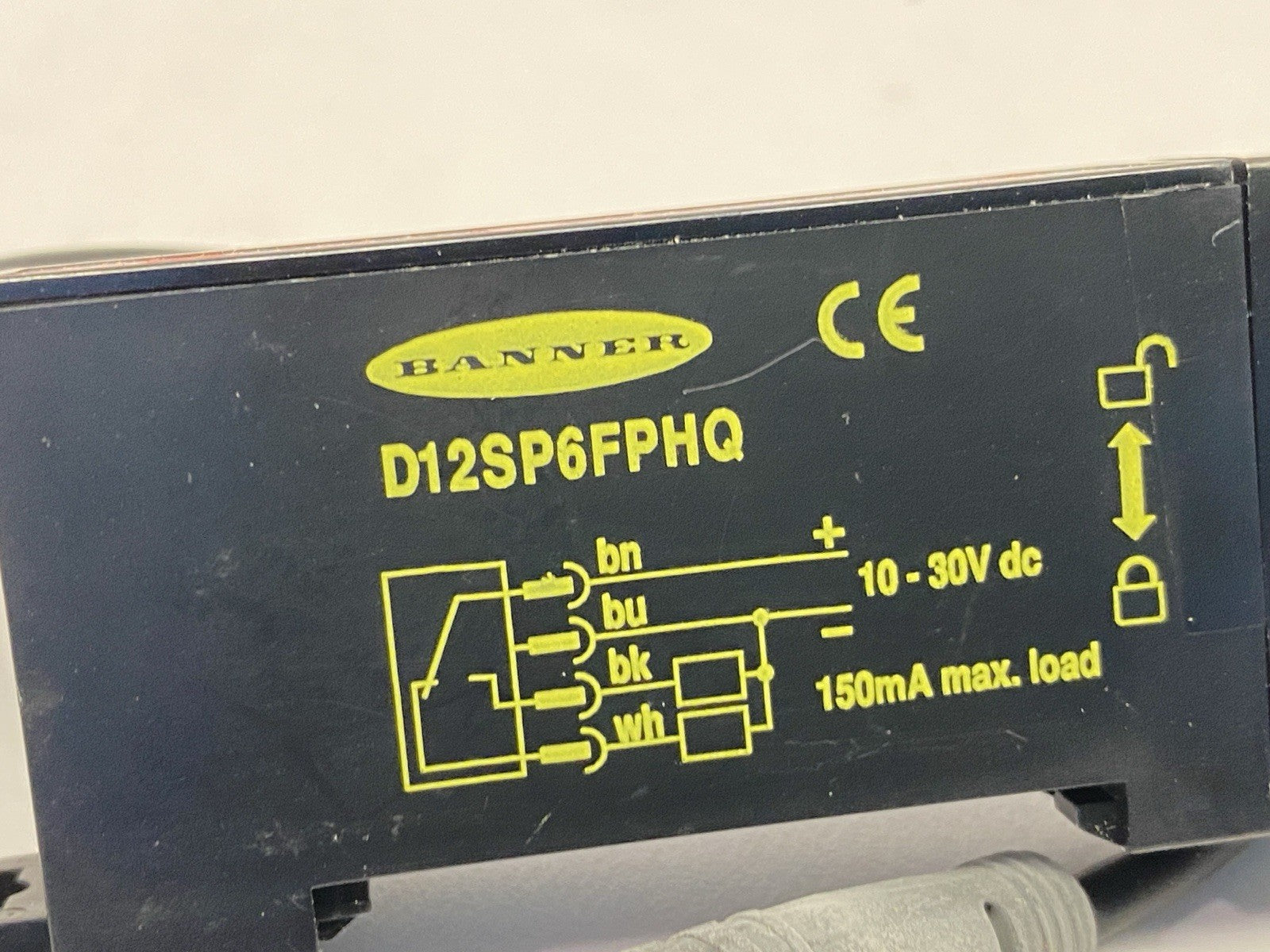 D12SP6FPHQ | Banner High Power Plastic Fiber Optic Sensor 10-30VDC 34974 - New – Open box - Maverick Industrial Sales