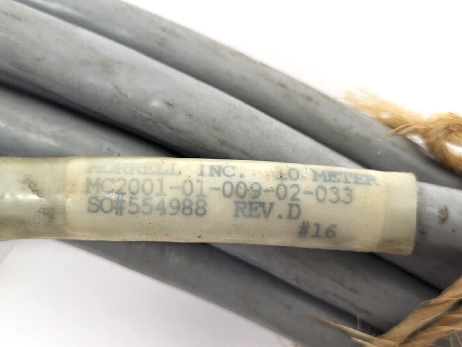 Morell Inc MC2001-01-009-02-033 Power Cable 10m - Maverick Industrial Sales