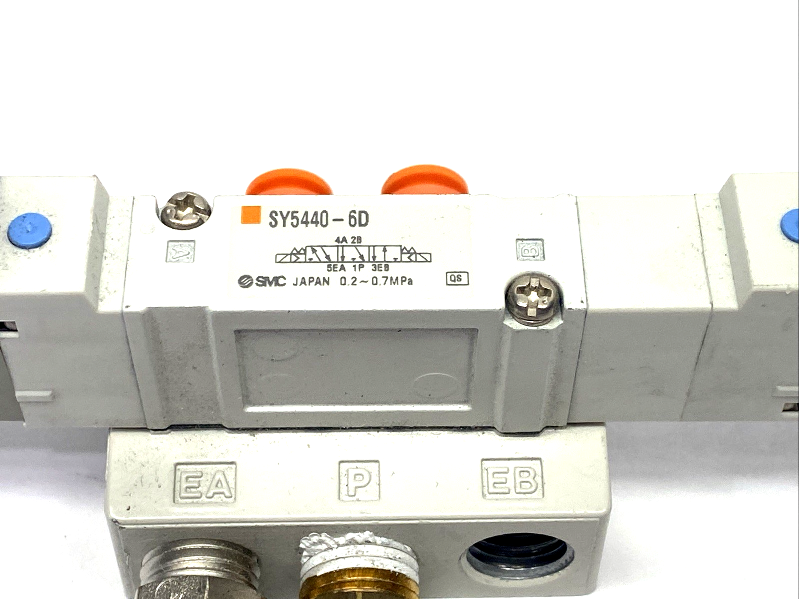 SMC SY5440-6D Solenoid Valve & Base - Maverick Industrial Sales