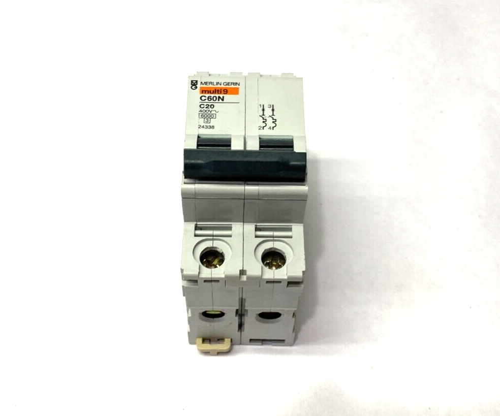 Merlin Gerin C60NC20 multi9 2-Pole Circuit Breaker 400V 24338 - Maverick Industrial Sales