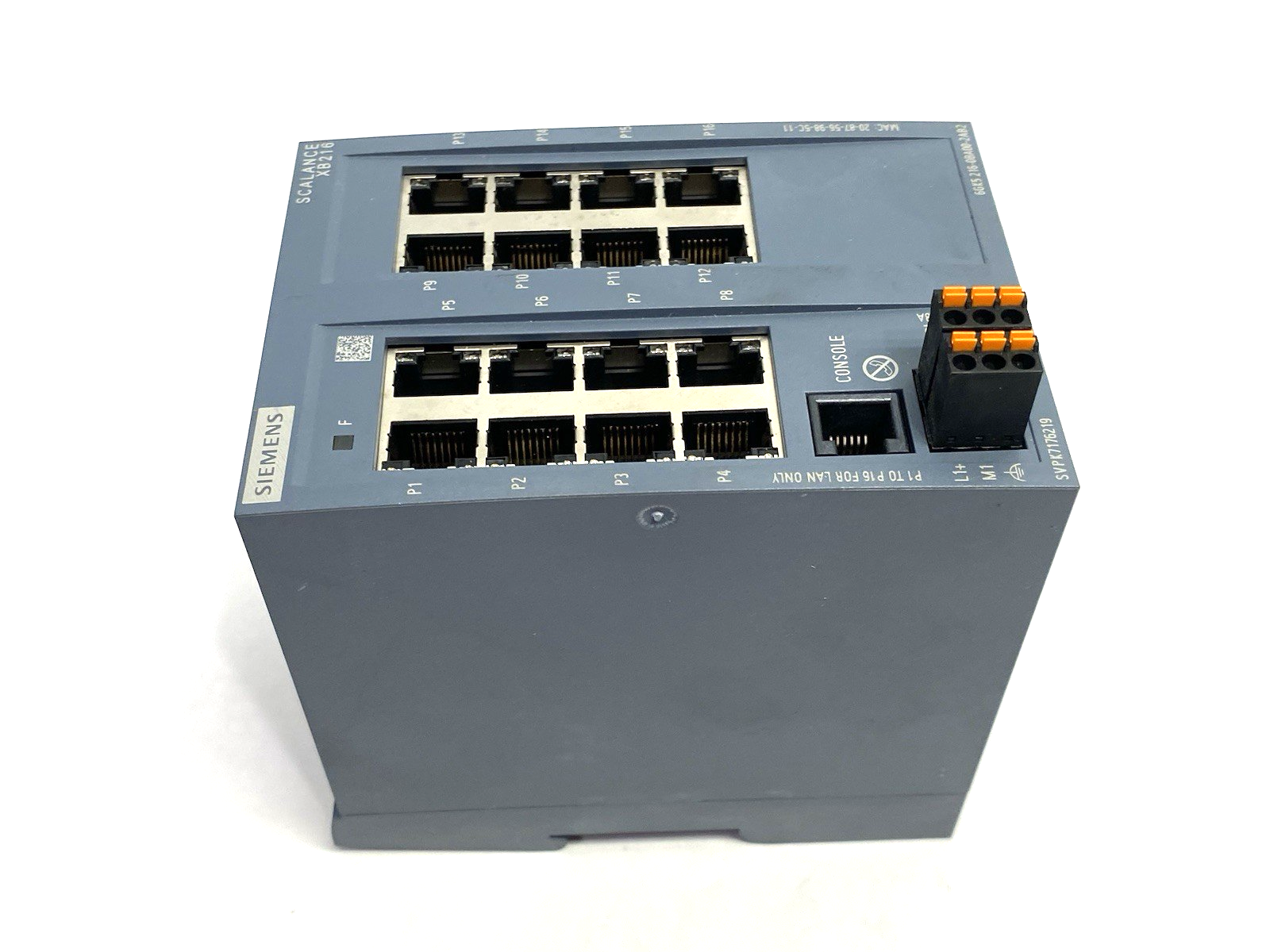 6GK5216-0BA00-2AB2 | Siemens 6GK5 216-0BA00-2AB2 SCALANCE XB216 Managed Layer 2 IE Switch, 16X 10/100 - Used - Maverick Industrial Sales