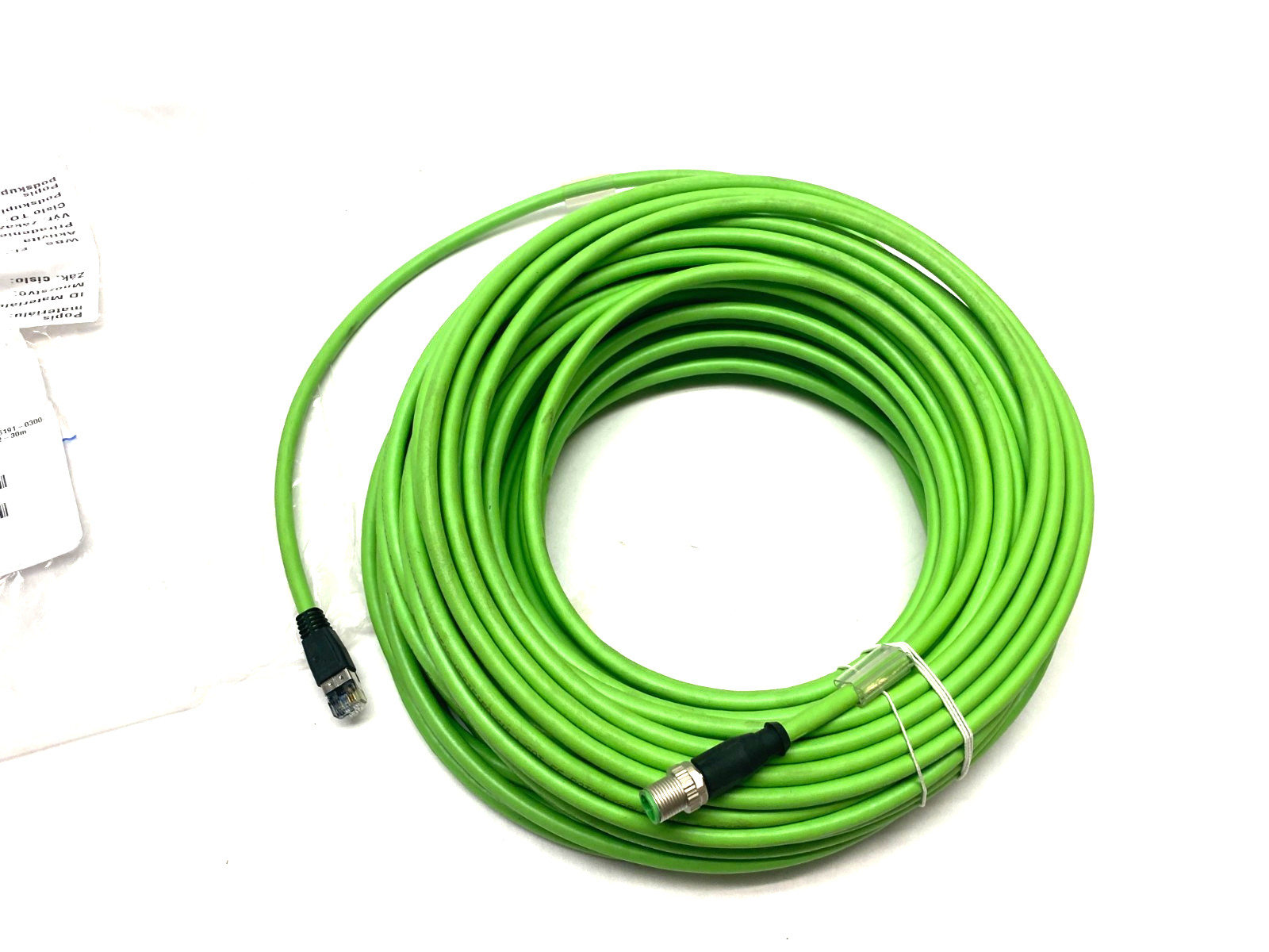 Beckhoff ZK1090-6191-0300 Double Ended EtherCAT Power Cable RJ45/M12 30m 114390 - Maverick Industrial Sales