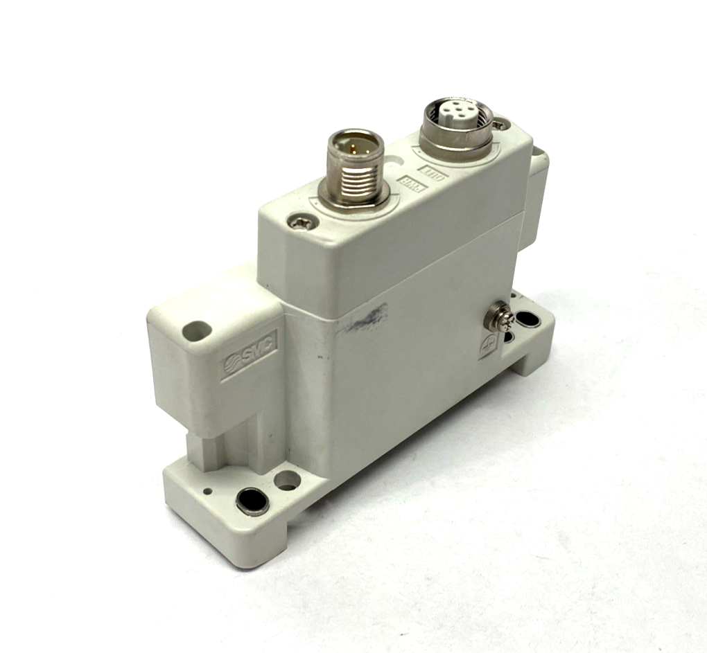 SMC EX600-ED2 Serial Interface Unit End Plate M12 5-Pin Male & Female, D-Side - Maverick Industrial Sales