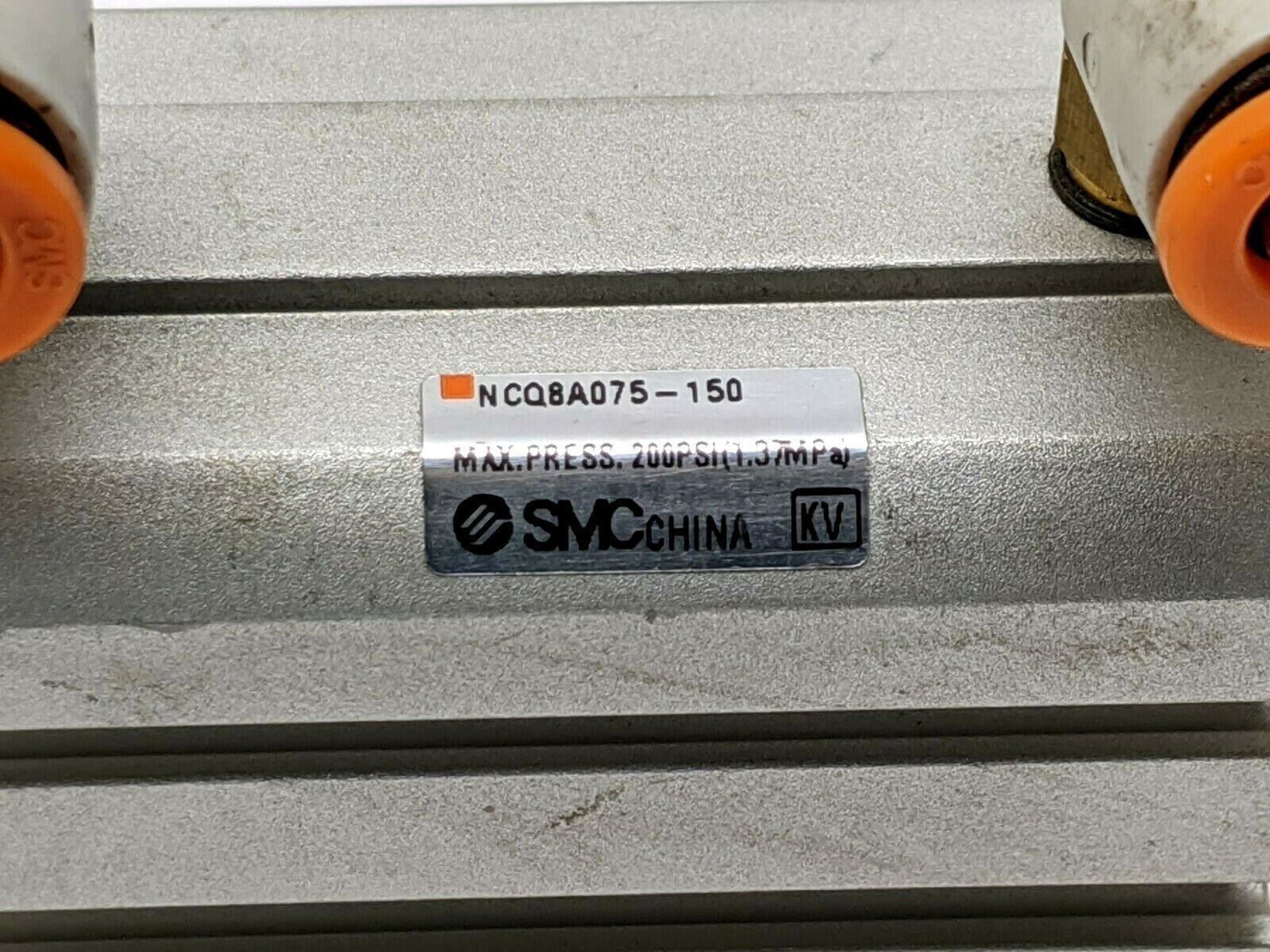 SMC NCQ8A075-150 Pneumatic Cylinder 3/4" Bore 1-3/8" Stroke Double Acting - Maverick Industrial Sales