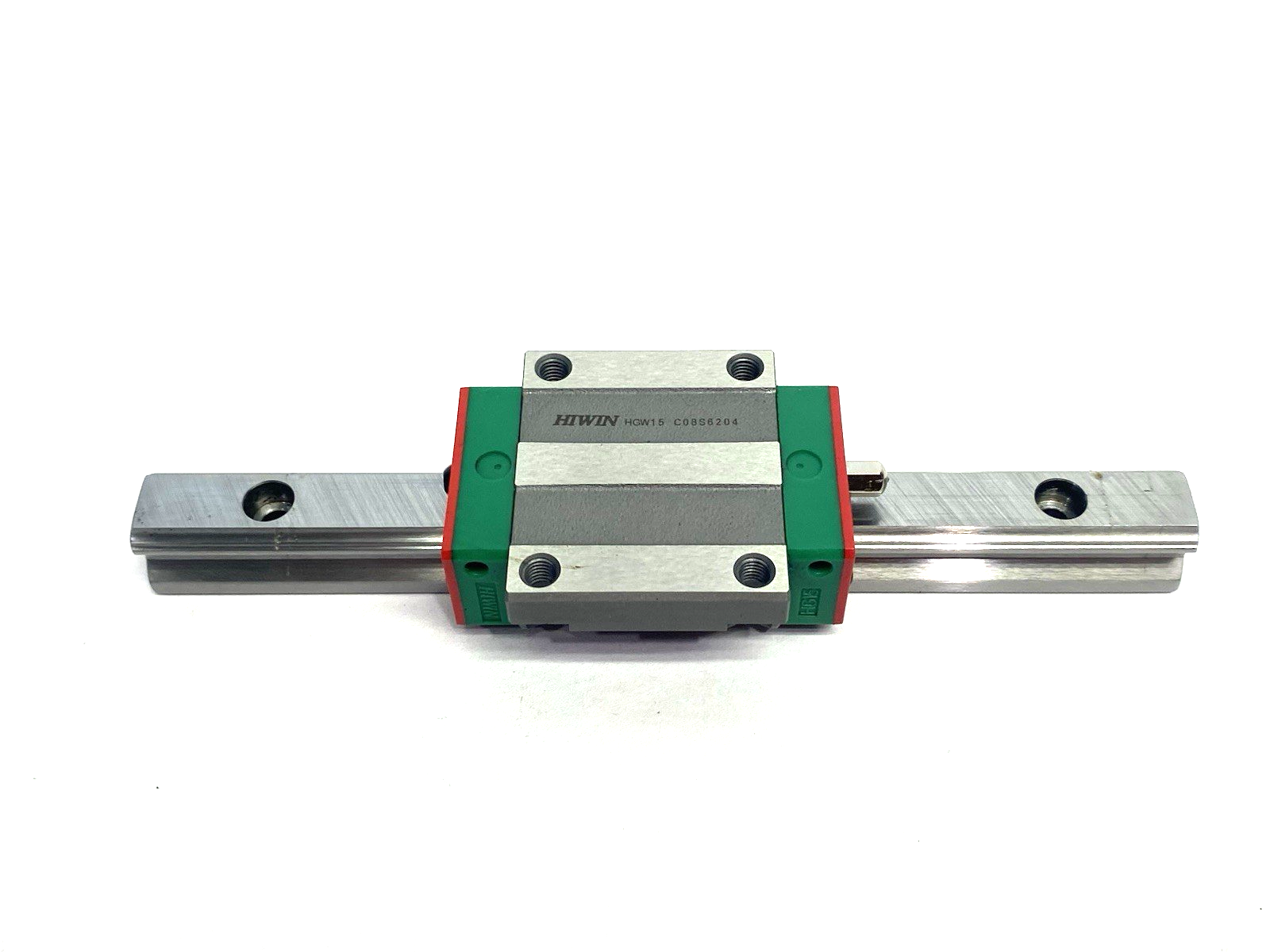 HGW-15-CC-1T160-Z0-C | Hiwin Linear Guideway Block and Rail, 1-Block, 160mm Rail - Used - Maverick Industrial Sales