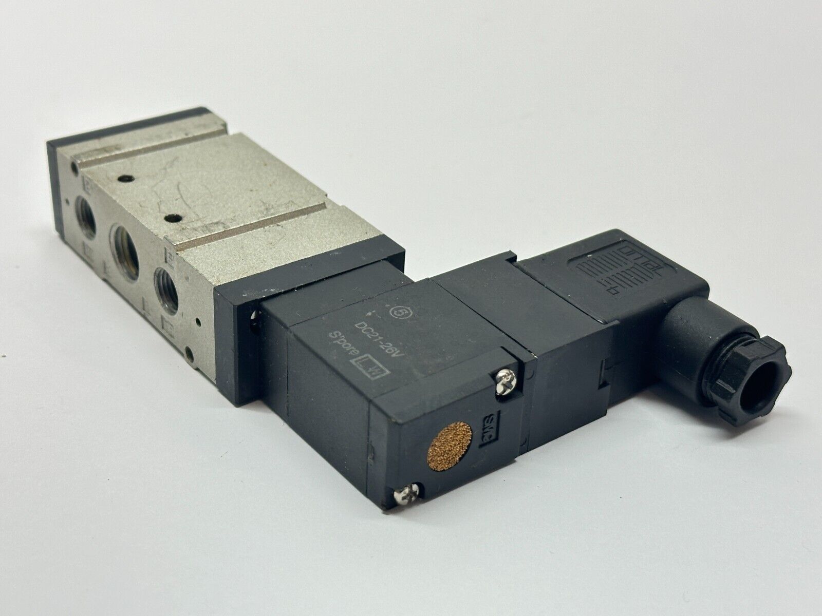 SMC NVFS2120-5DZ-02T Pneumatic Solenoid Valve 5-Port w/ DC21-26V - Maverick Industrial Sales