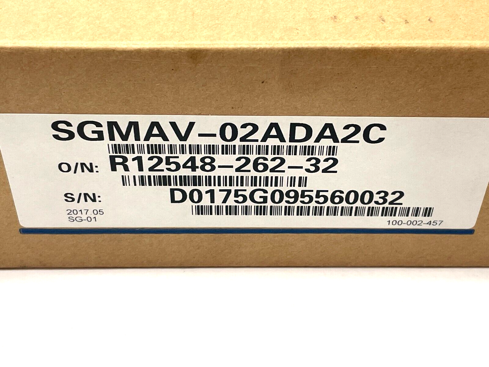 Yaskawa SGMAV-02ADA2C Servo Motor 6000rpm - Maverick Industrial Sales