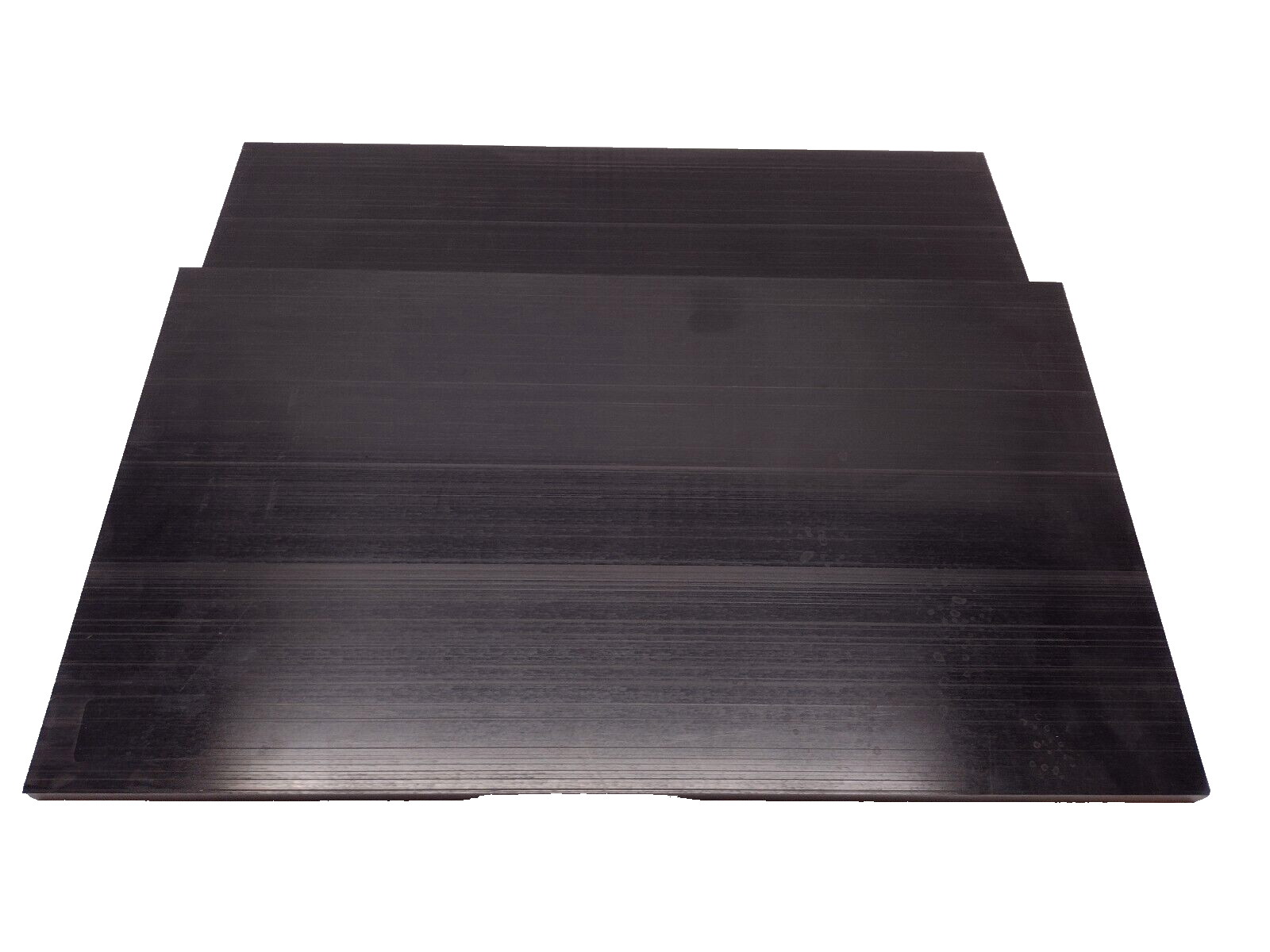 Copolymer Acetal Black Plastic Sheet 0.5 In x 10.5 x 18.5 , LOT OF 2 PCS - Maverick Industrial Sales