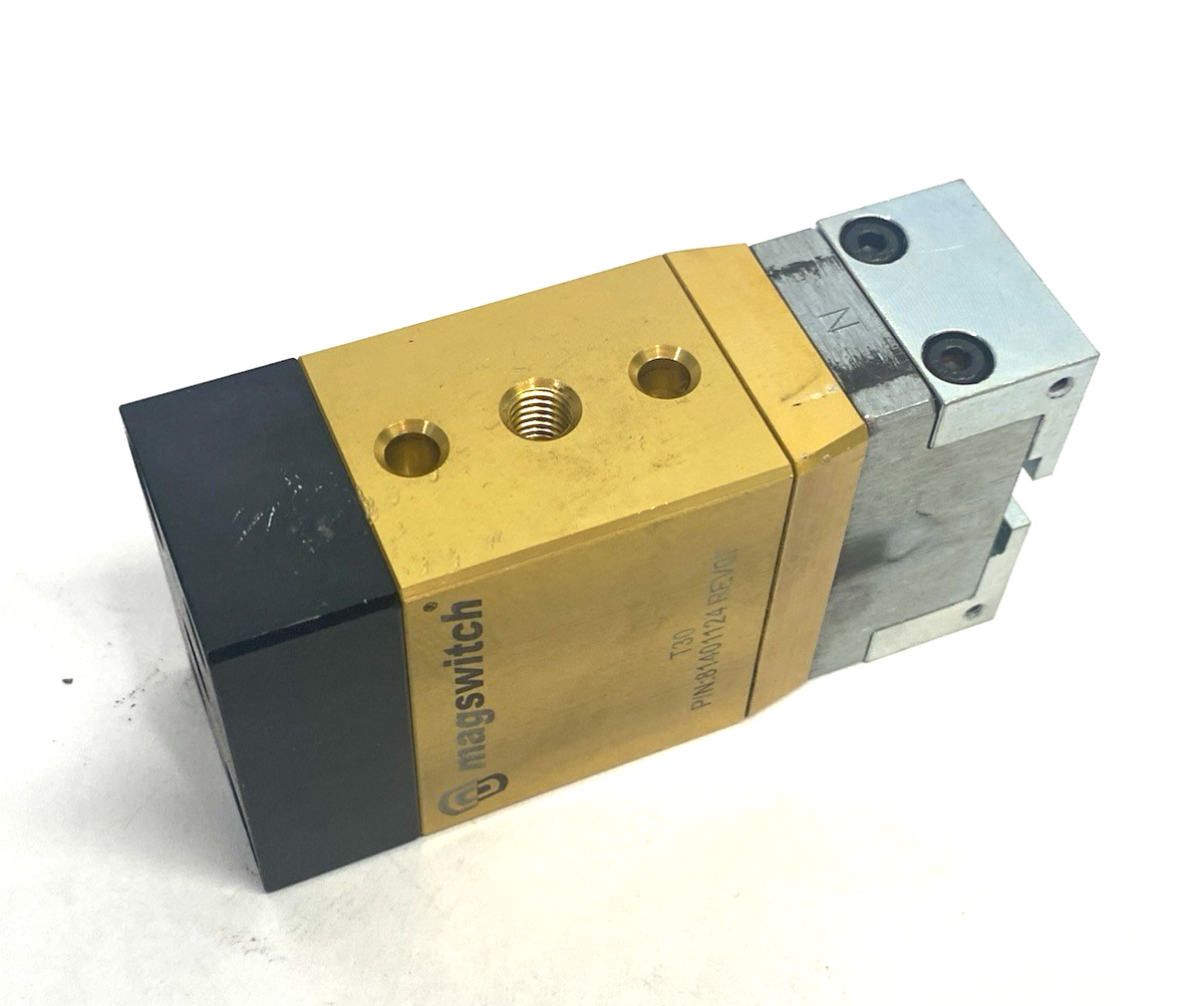 Magswitch 81401124 Compact T30 Fixturing EOAT Unit w/ Cap MISSING TOP SCREWS - Maverick Industrial Sales