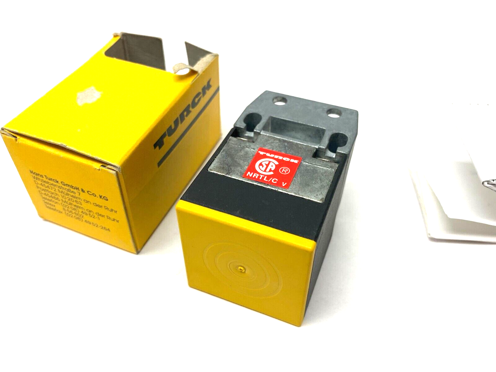 Turck Bi15U-CK40-AN4X2-H1141 uprox 40mm Inductive Cube Sensor 10-65VDC - Maverick Industrial Sales