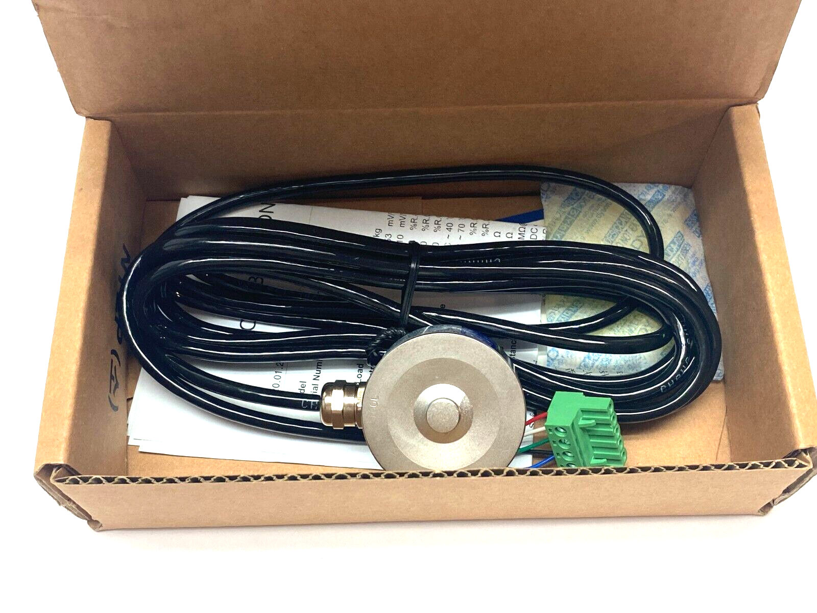 CAS MNC-100L Miniature Pancake Load Cell 100kgf Capacity LLBMNC104G000000 - Maverick Industrial Sales